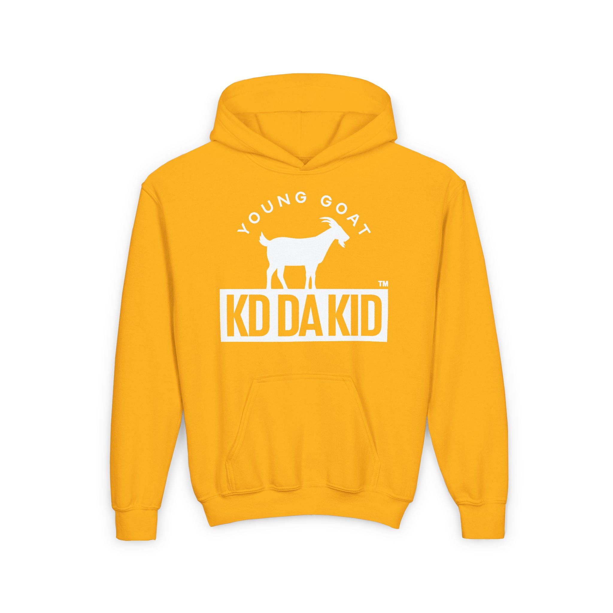 Youth Heavy Blend Hoodie - 'Young Goat' KD Da Kid Design - Perfect for Fans and Gift Giving