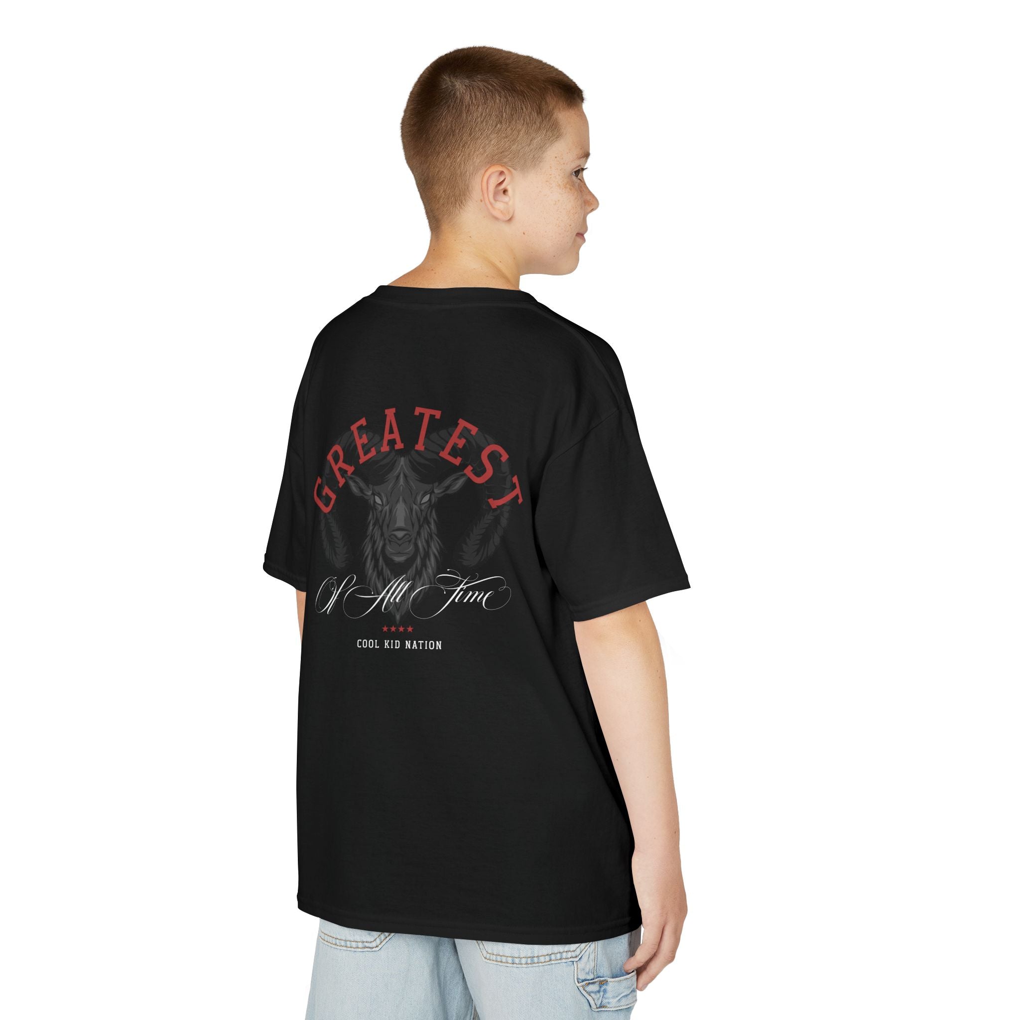 Kids 'Greatest of All Time' Heavy Cotton Tee - Cool Kid Nation