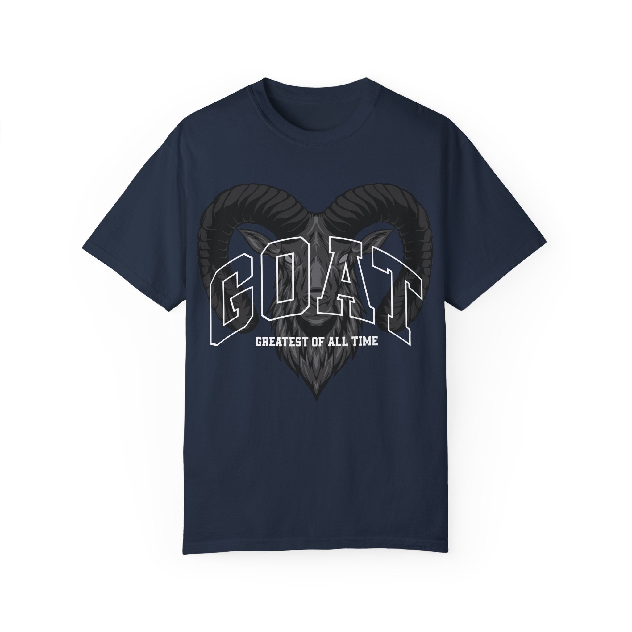 Unisex Garment-Dyed T-Shirt - GOAT Design, Greatest of All Time