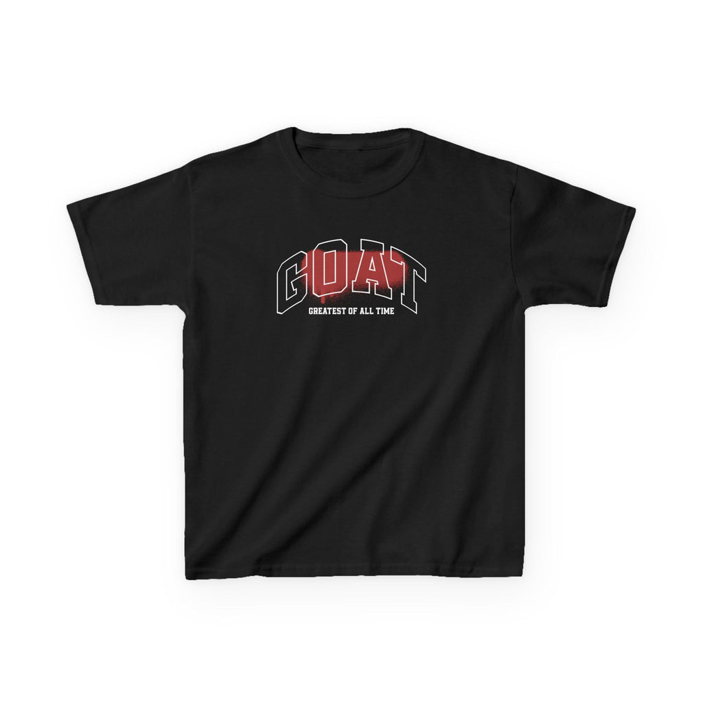 Kids GOAT Graphic Tee - Greatest of All Time Shirt for Young Trendsetters