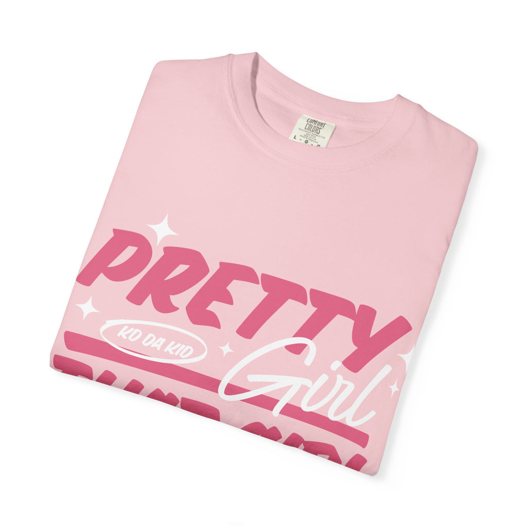 Pretty Girl That Girl T-Shirt – Retro Pink & Orange Graphic Tee