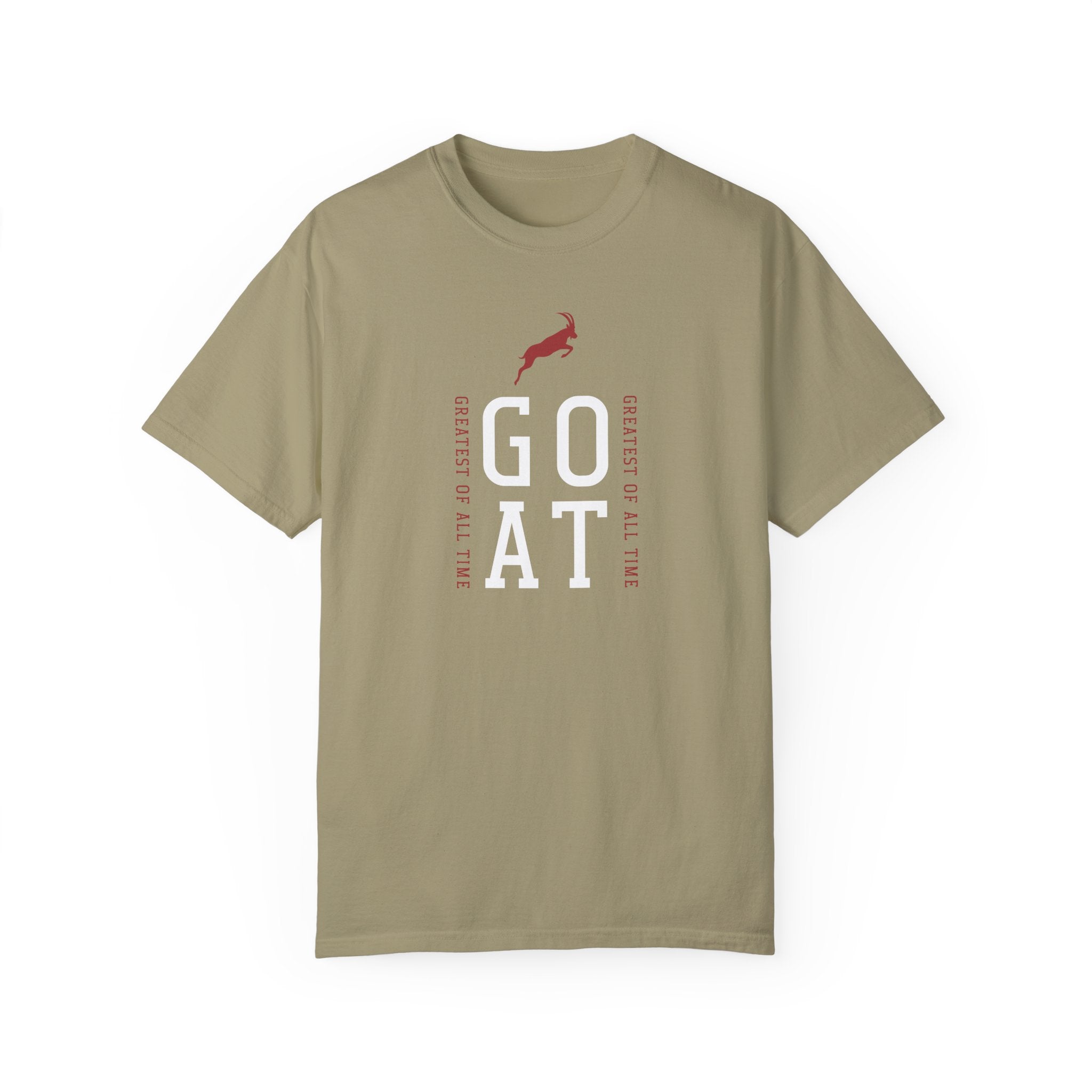 GOAT Unisex Garment-Dyed T-shirt - Greatest of All Time Casual Tee