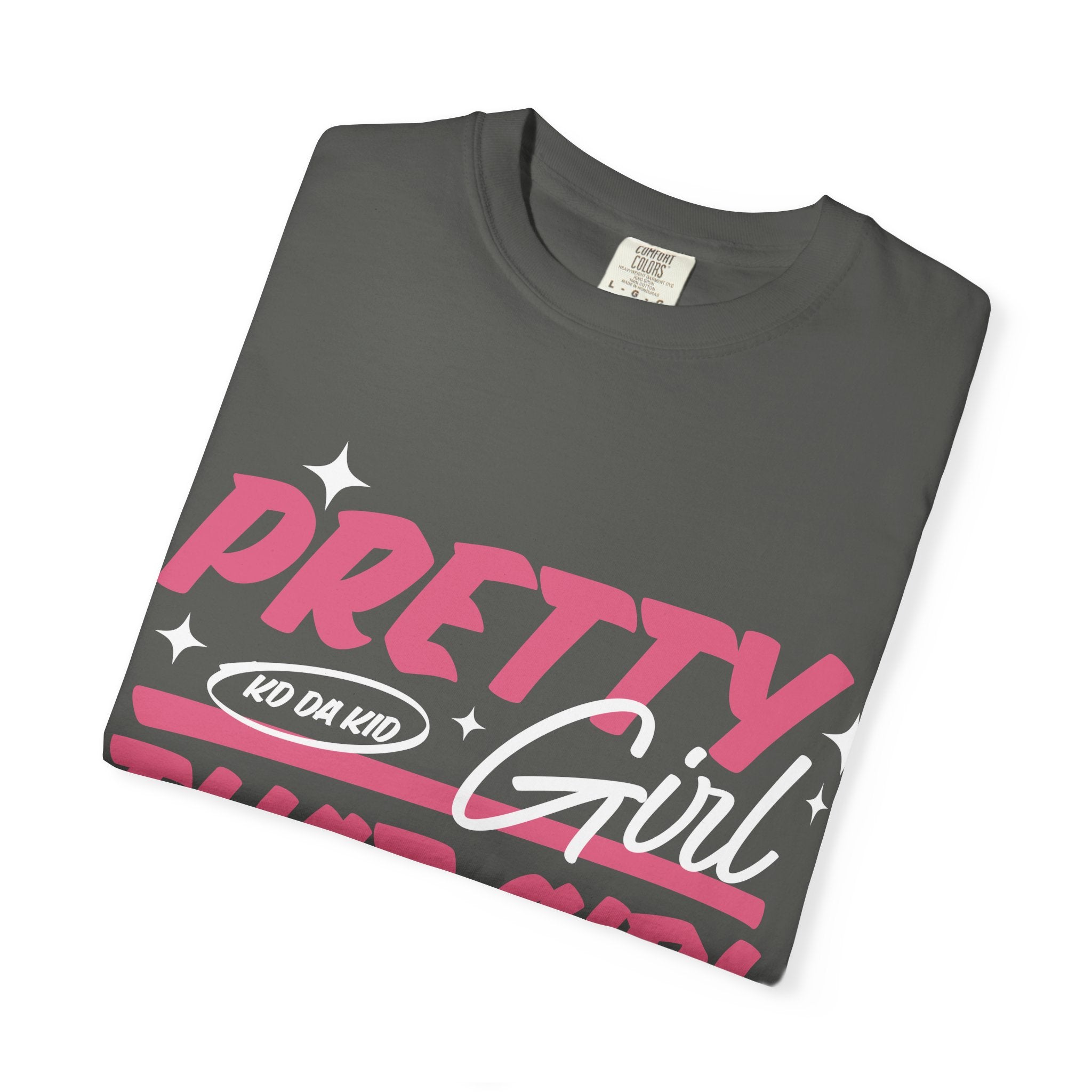 Pretty Girl That Girl T-Shirt – Retro Pink & Orange Graphic Tee