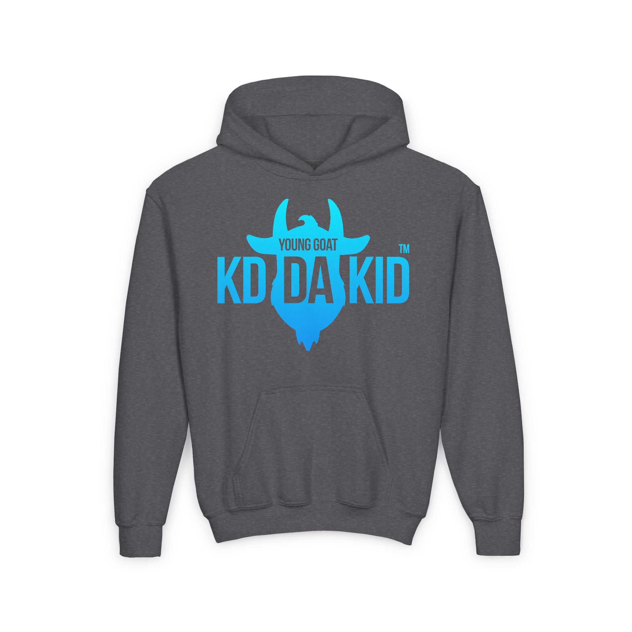 Young Goat Kid Hoodie - Youth Heavy Blend Sweatshirt for Trendy Kids