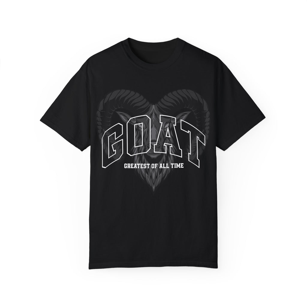 Unisex Garment-Dyed T-Shirt - GOAT Design, Greatest of All Time