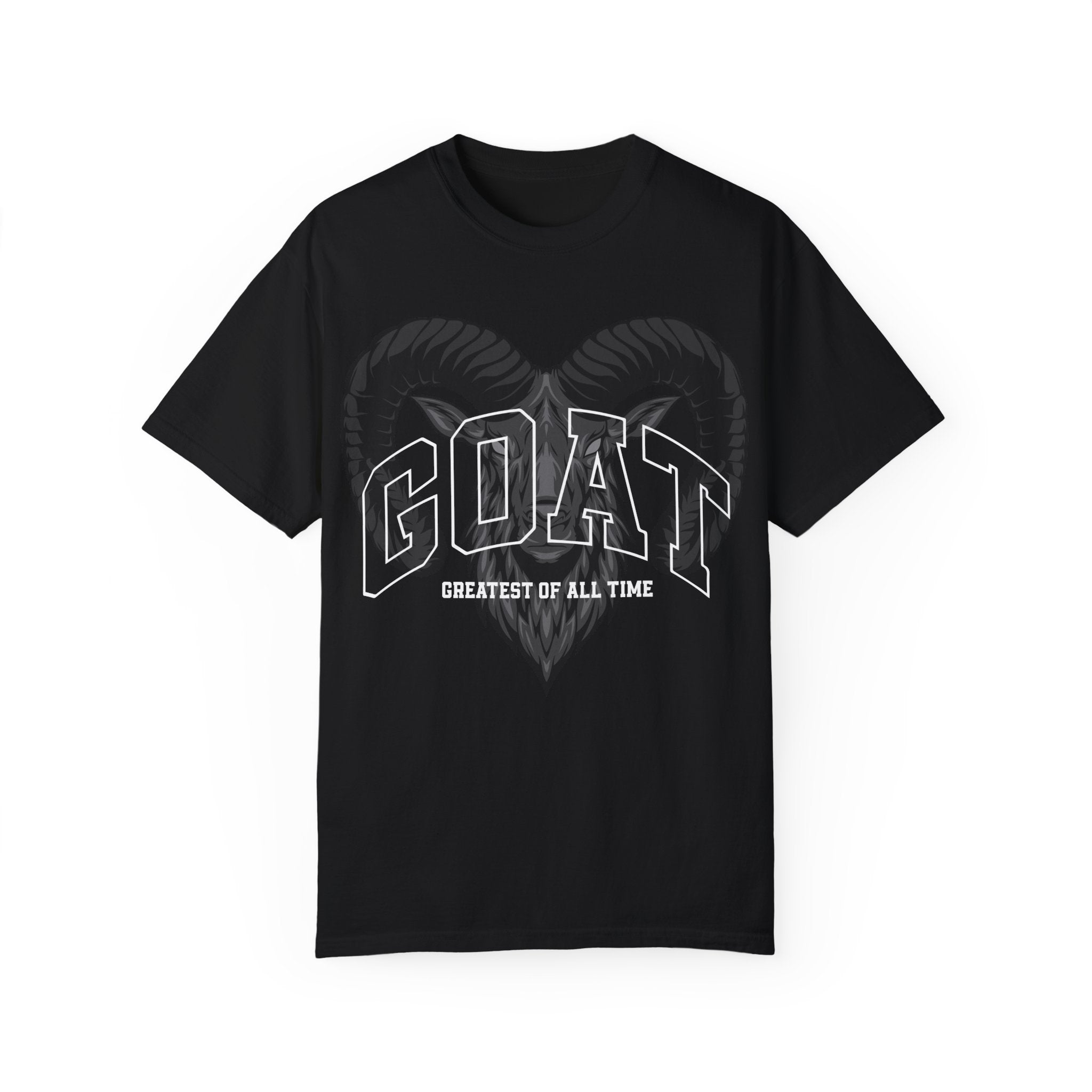 Unisex Garment-Dyed T-Shirt - GOAT Design, Greatest of All Time