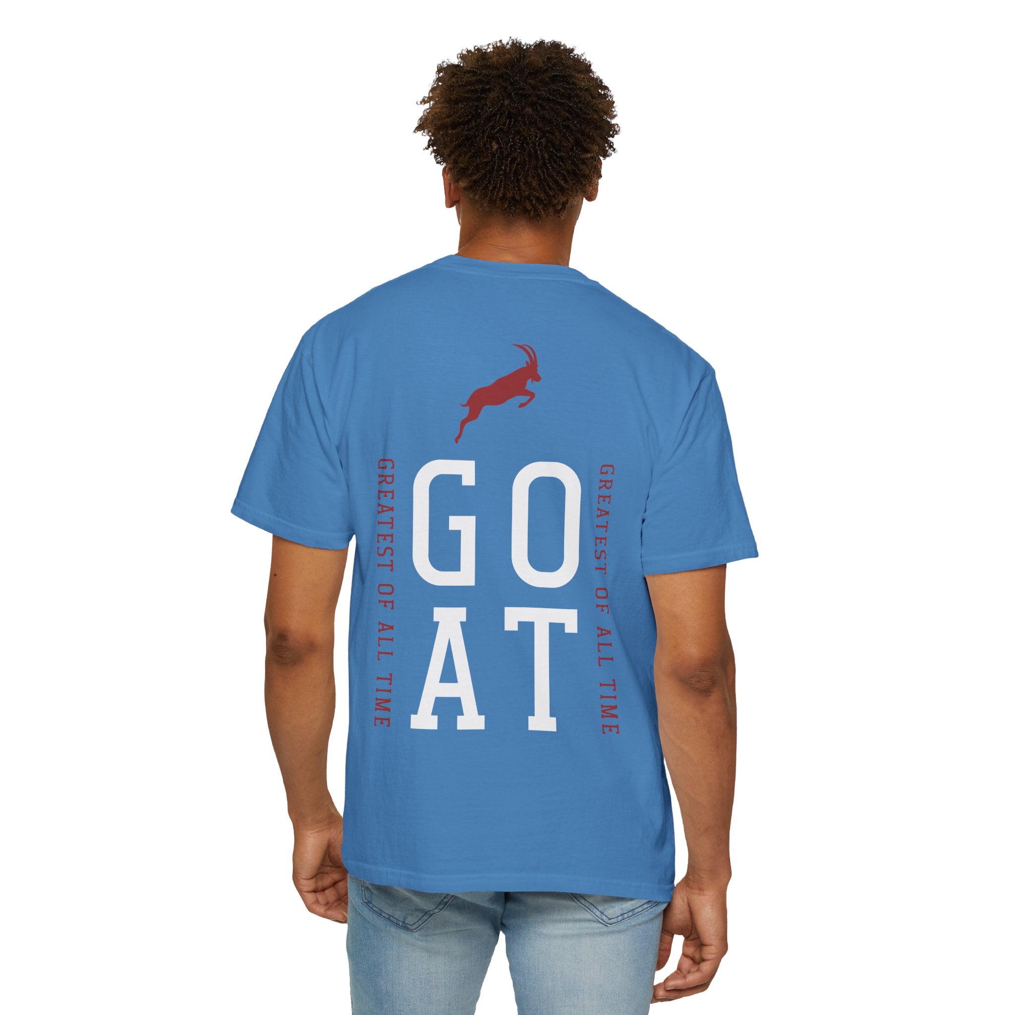 GOAT Unisex Garment-Dyed T-shirt - Greatest of All Time Casual Tee