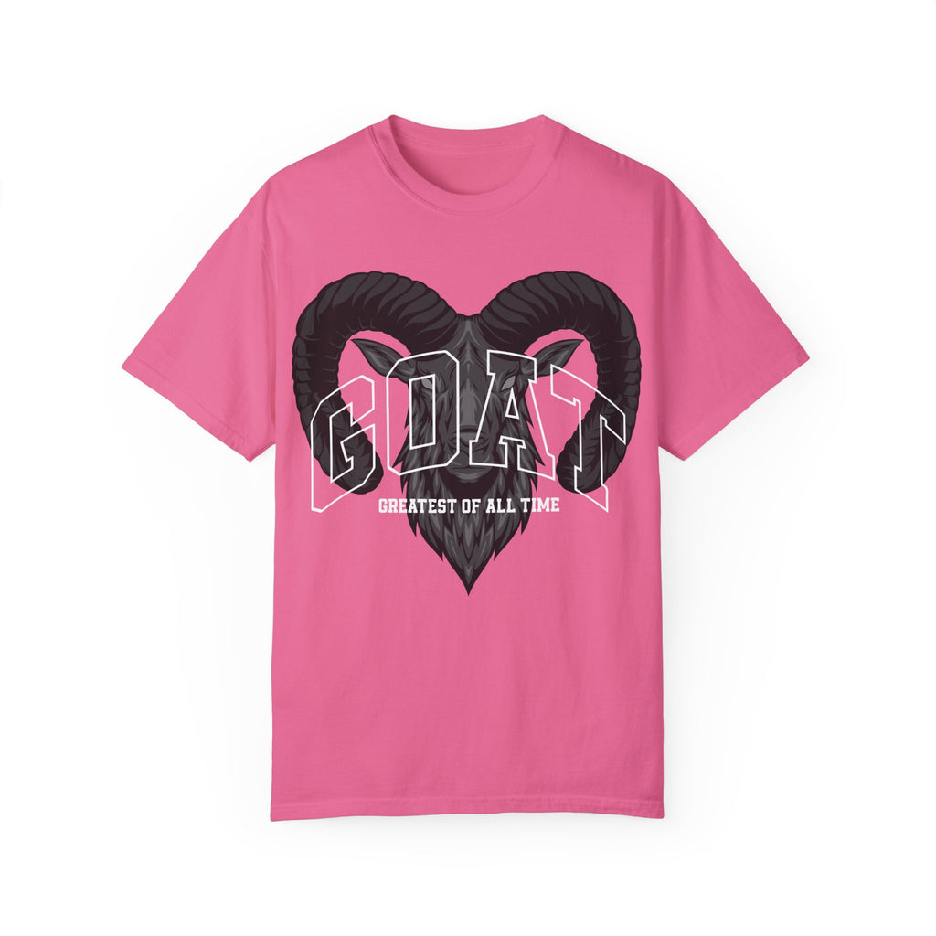 Unisex Garment-Dyed T-Shirt - GOAT Design, Greatest of All Time