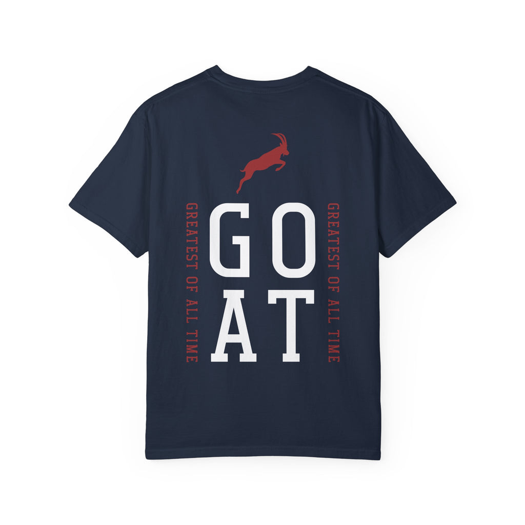 GOAT Unisex Garment-Dyed T-shirt - Greatest of All Time Casual Tee