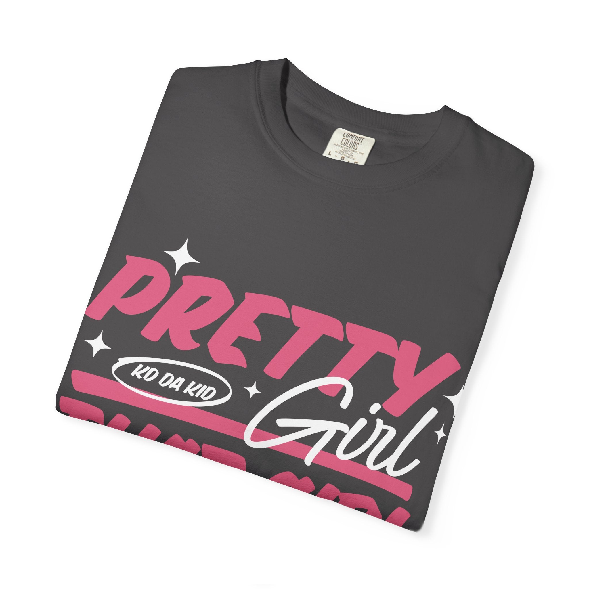 Pretty Girl That Girl T-Shirt – Retro Pink & Orange Graphic Tee