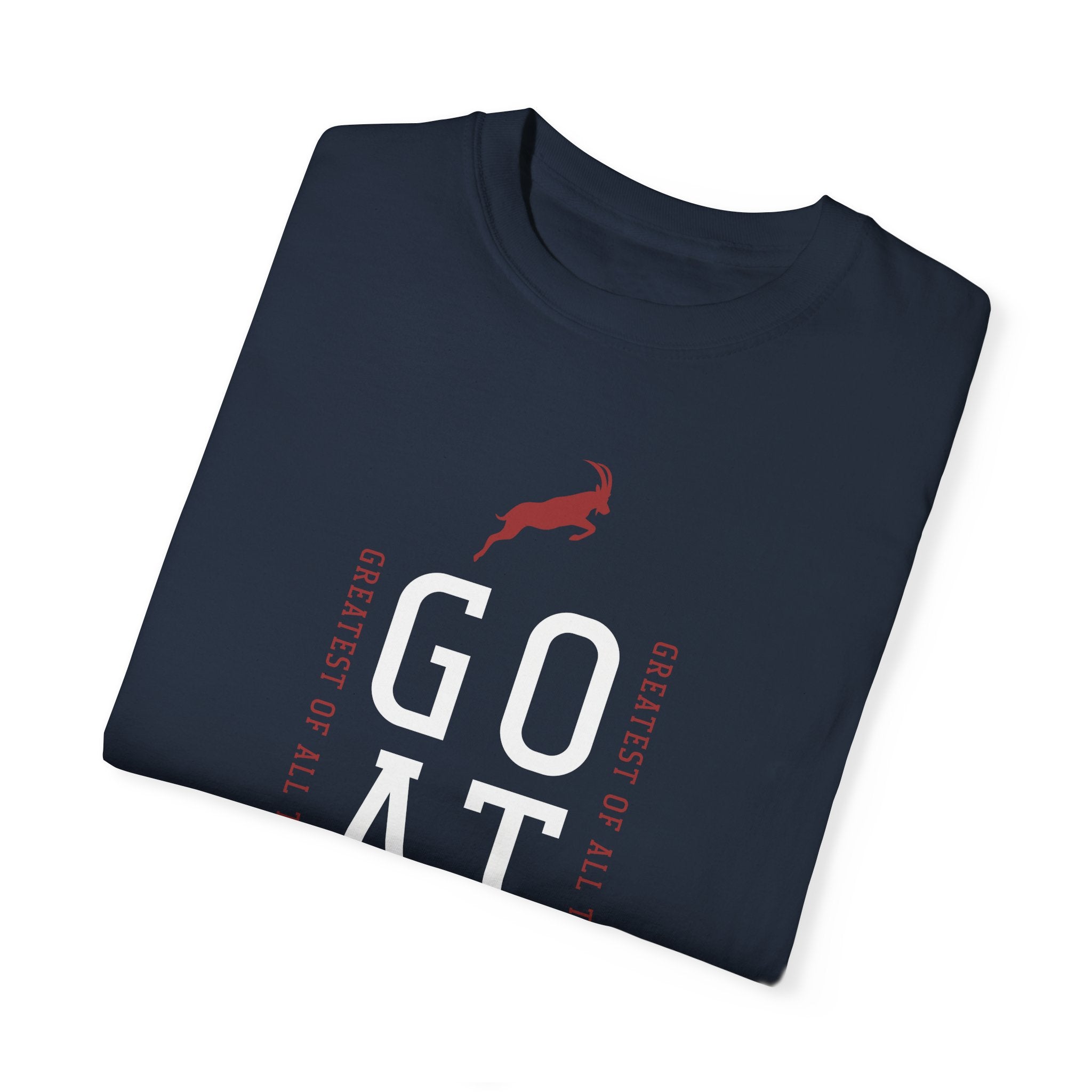 GOAT Unisex Garment-Dyed T-shirt - Greatest of All Time Casual Tee