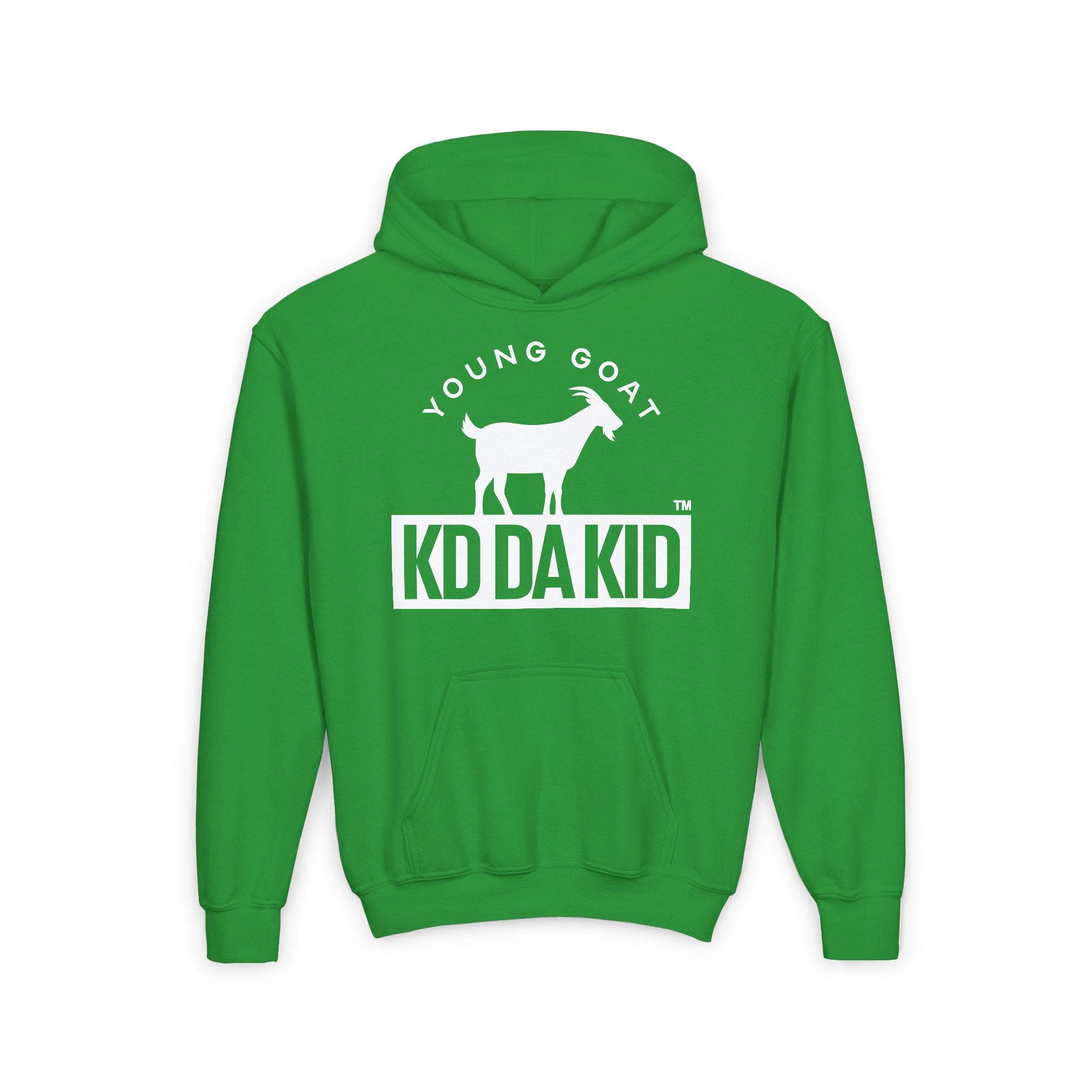 Youth Heavy Blend Hoodie - 'Young Goat' KD Da Kid Design - Perfect for Fans and Gift Giving