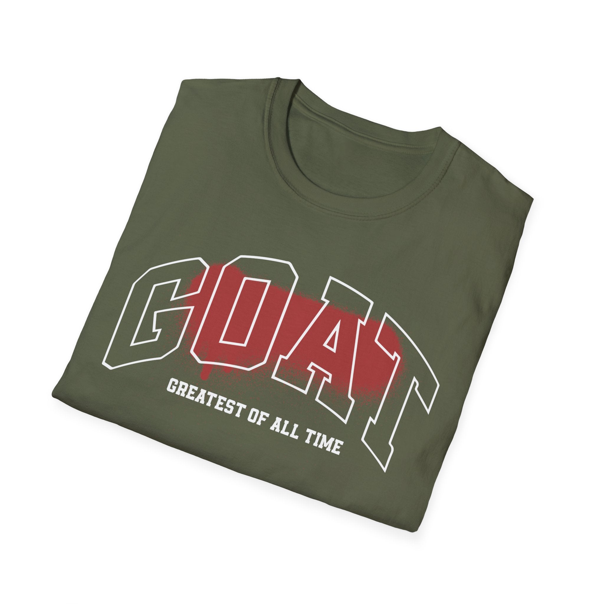 GOAT Graphic Unisex Softstyle T-Shirt - Greatest of All Time Tee