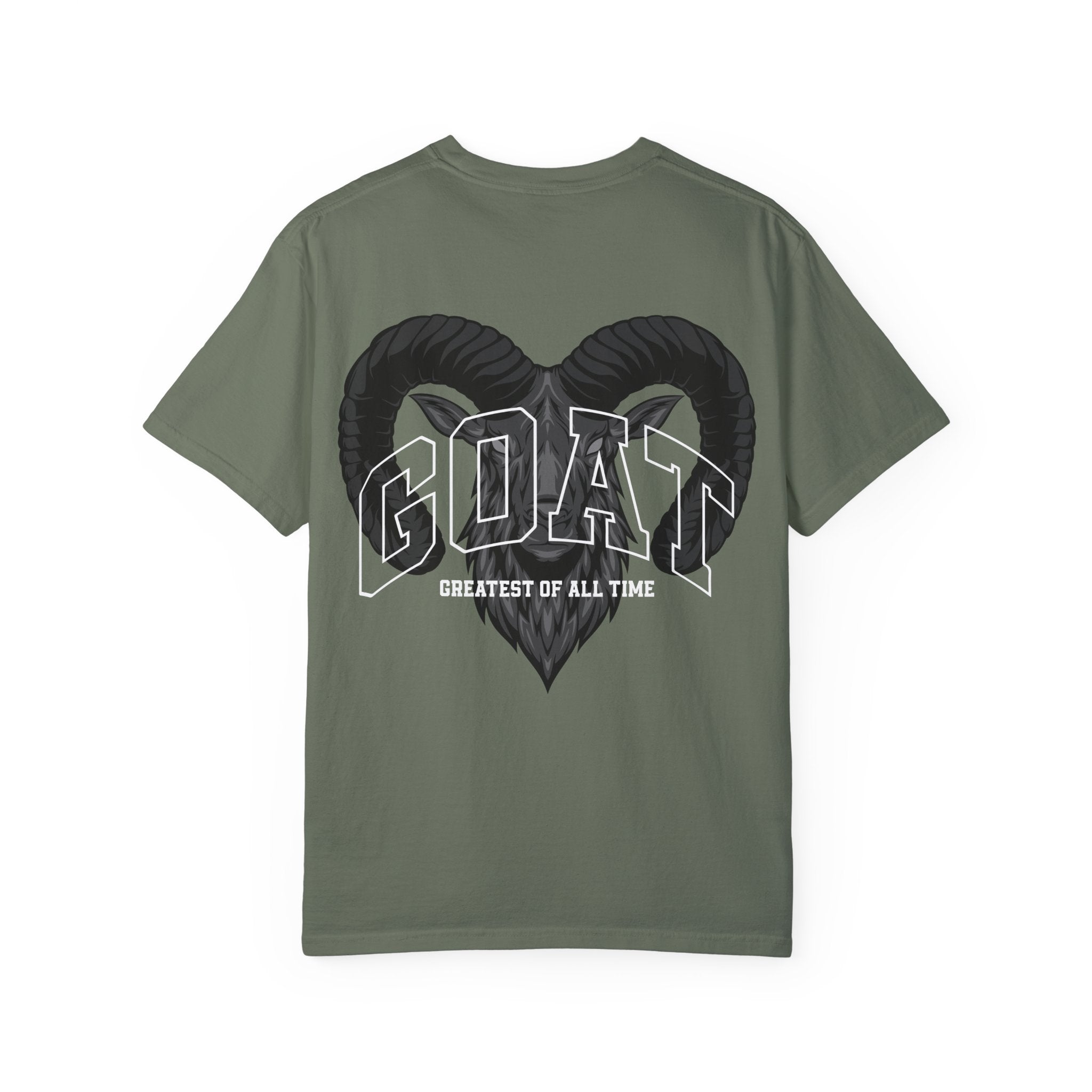 Unisex Garment-Dyed T-Shirt - GOAT Design, Greatest of All Time
