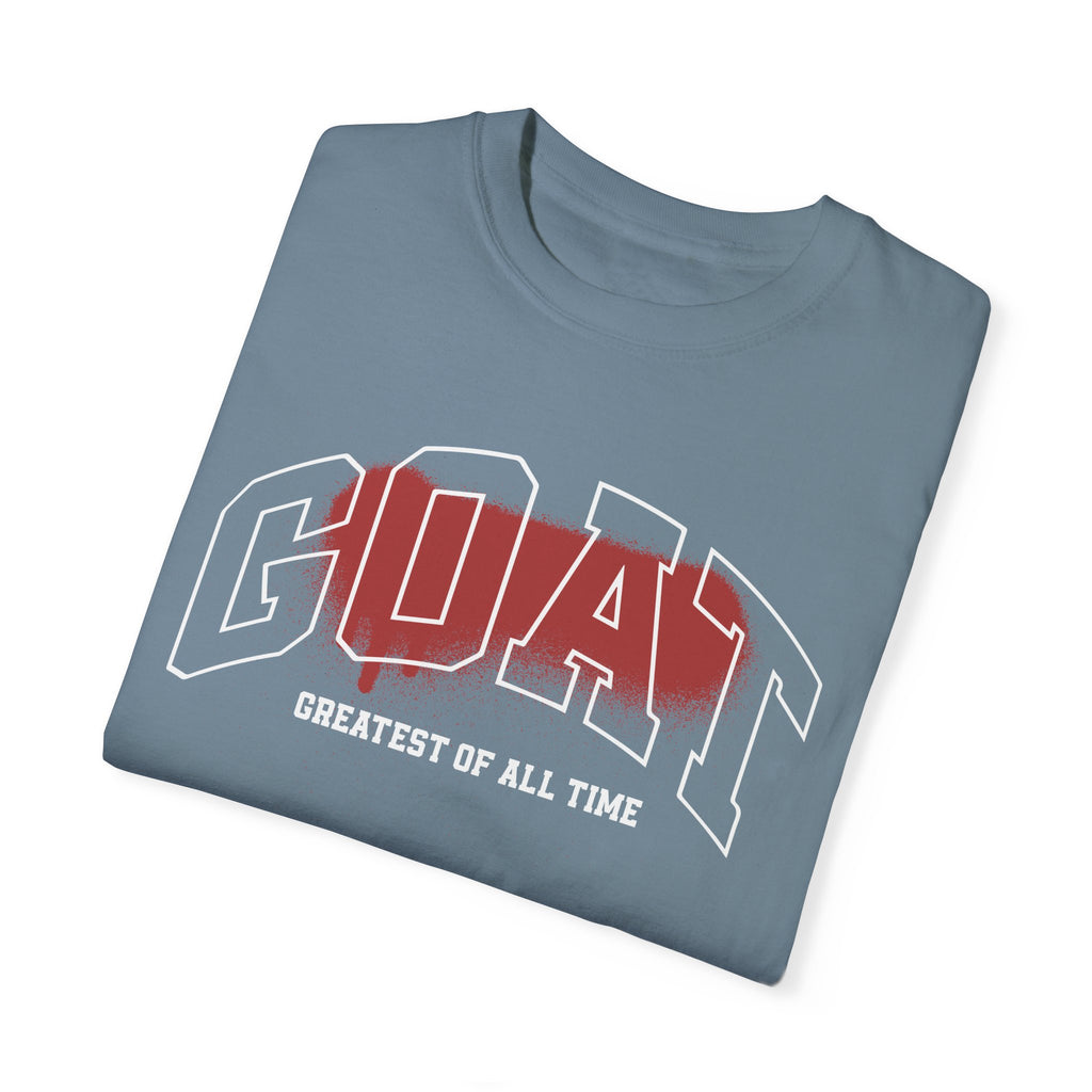 Unisex Garment-Dyed T-Shirt - GOAT (Greatest of All Time) Graphic Tee