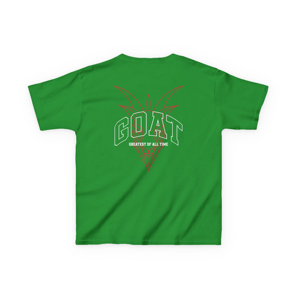 Kids GOAT Graphic Tee - Greatest of All Time Shirt for Young Trendsetters