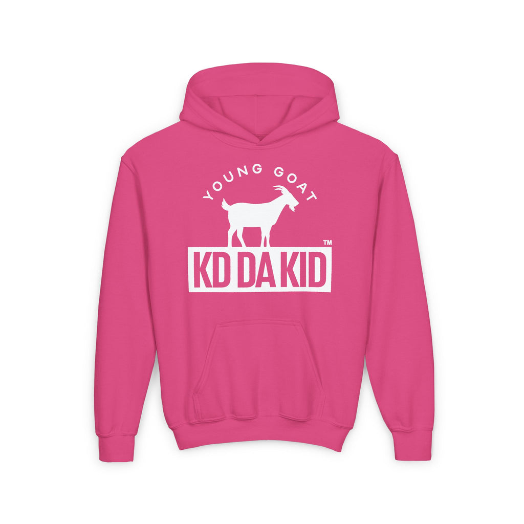 Youth Heavy Blend Hoodie - 'Young Goat' KD Da Kid Design - Perfect for Fans and Gift Giving