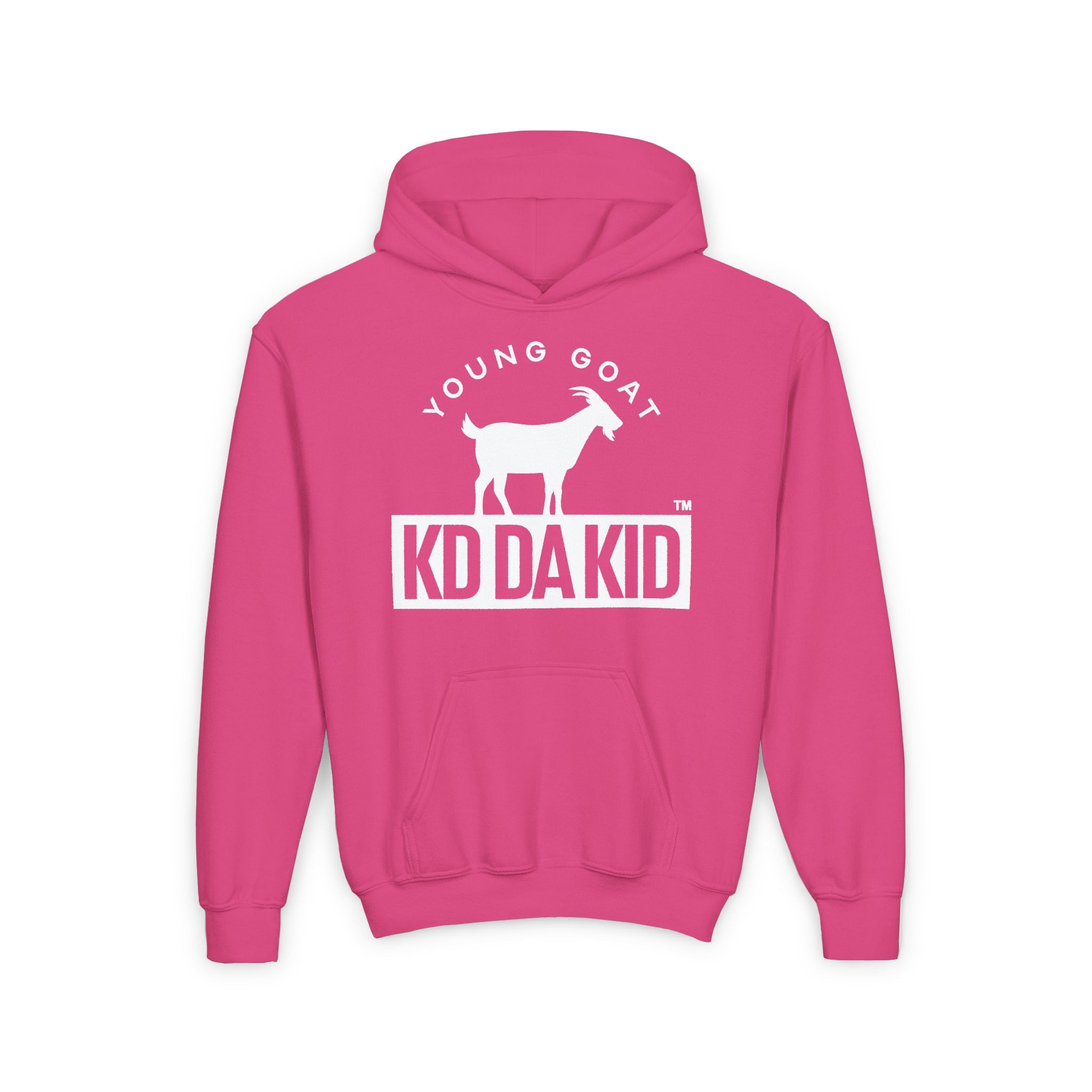 Youth Heavy Blend Hoodie - 'Young Goat' KD Da Kid Design - Perfect for Fans and Gift Giving