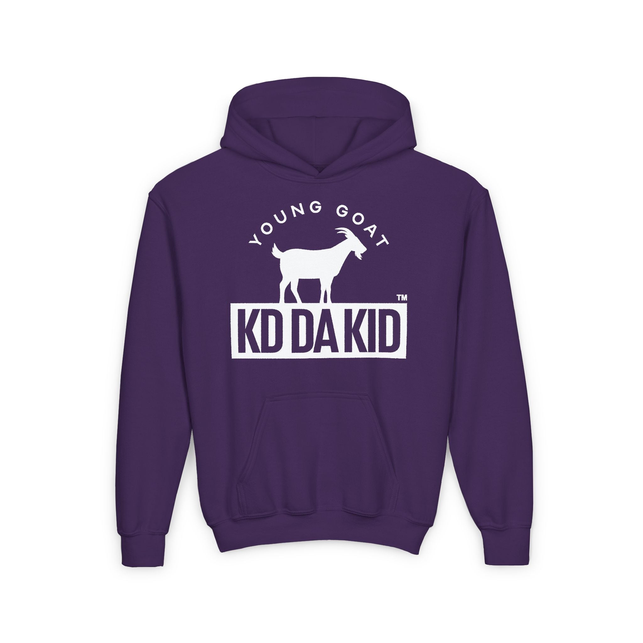 Youth Heavy Blend Hoodie - 'Young Goat' KD Da Kid Design - Perfect for Fans and Gift Giving
