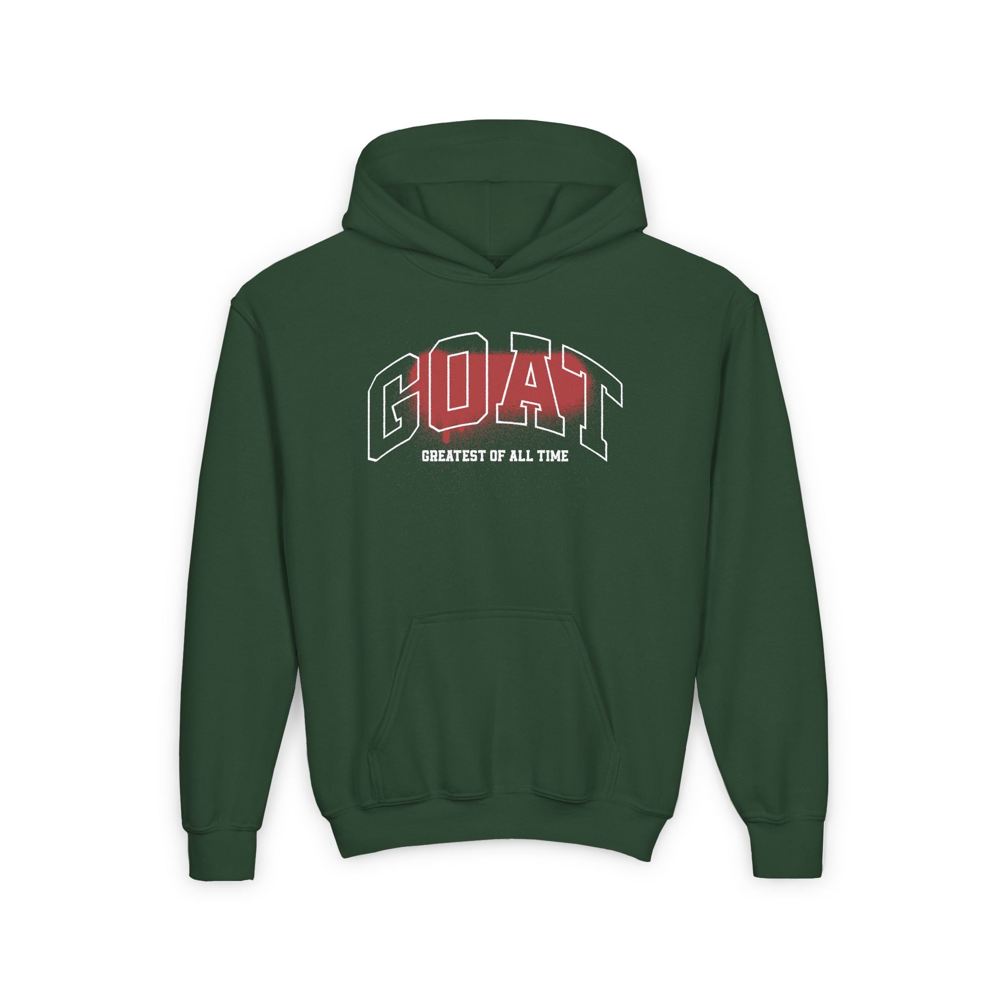 Goat Red Spray Paint Youth Hoodie