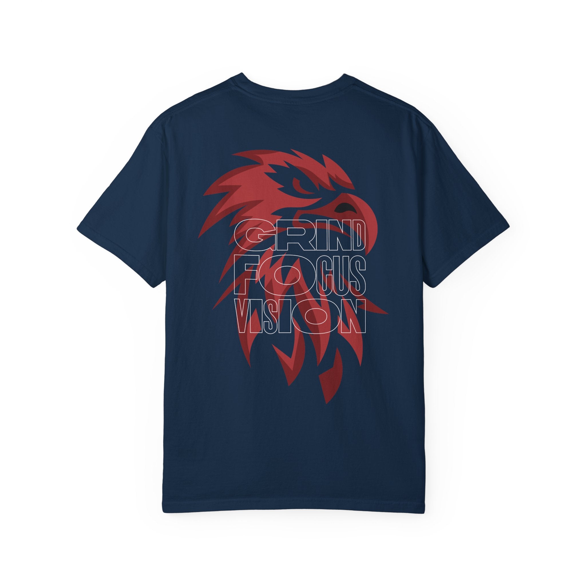 Grind Focus Vision Unisex Garment-Dyed T-Shirt - Motivational Graphic Tee