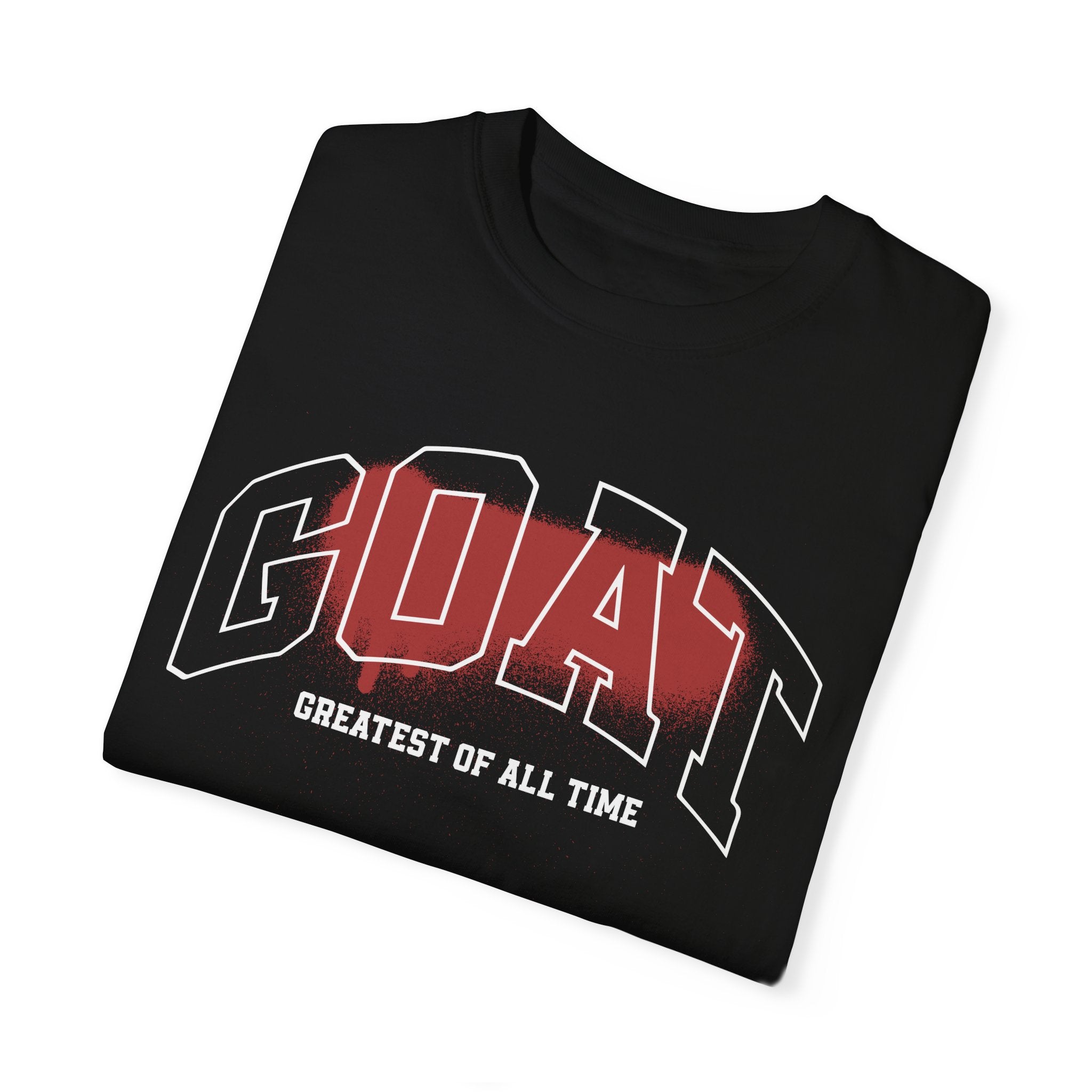 Unisex Garment-Dyed T-Shirt - GOAT (Greatest of All Time) Graphic Tee