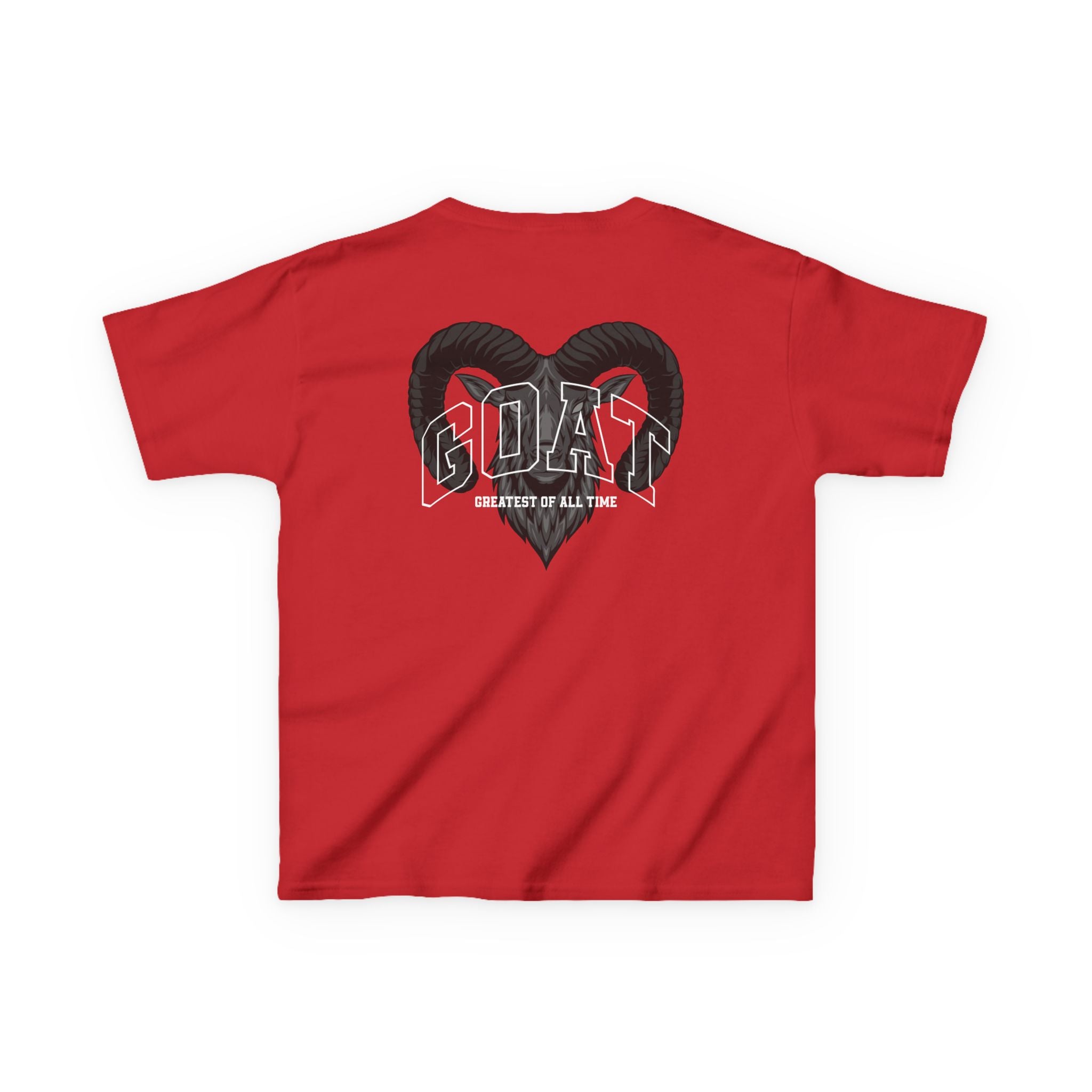 Kids GOAT Graphic Tee - Greatest of All Time Black T-Shirt