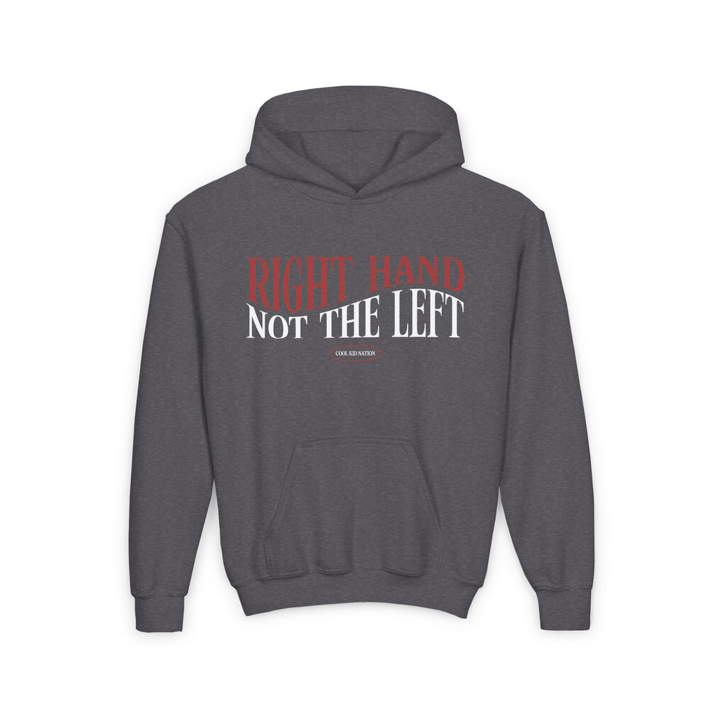 Right Hand Not The Left Youth Hoodie