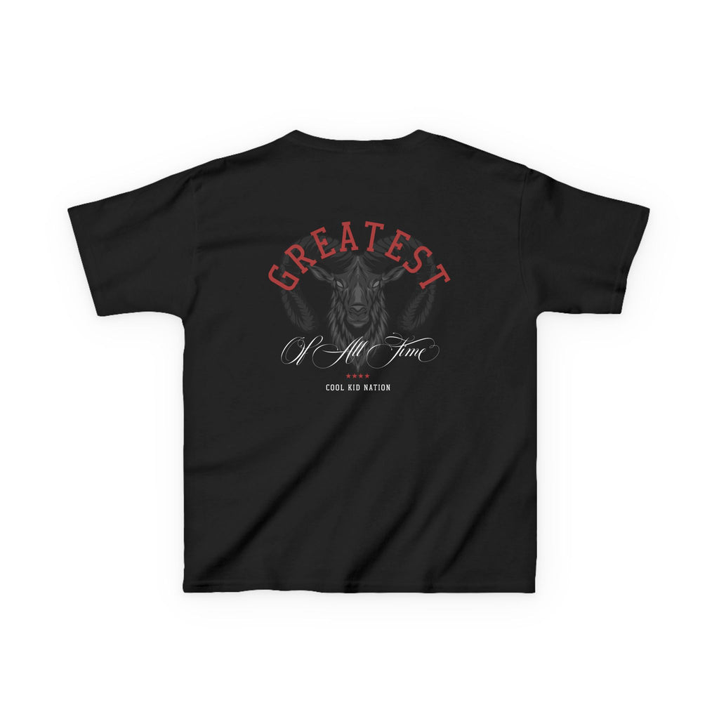 Kids 'Greatest of All Time' Heavy Cotton Tee - Cool Kid Nation