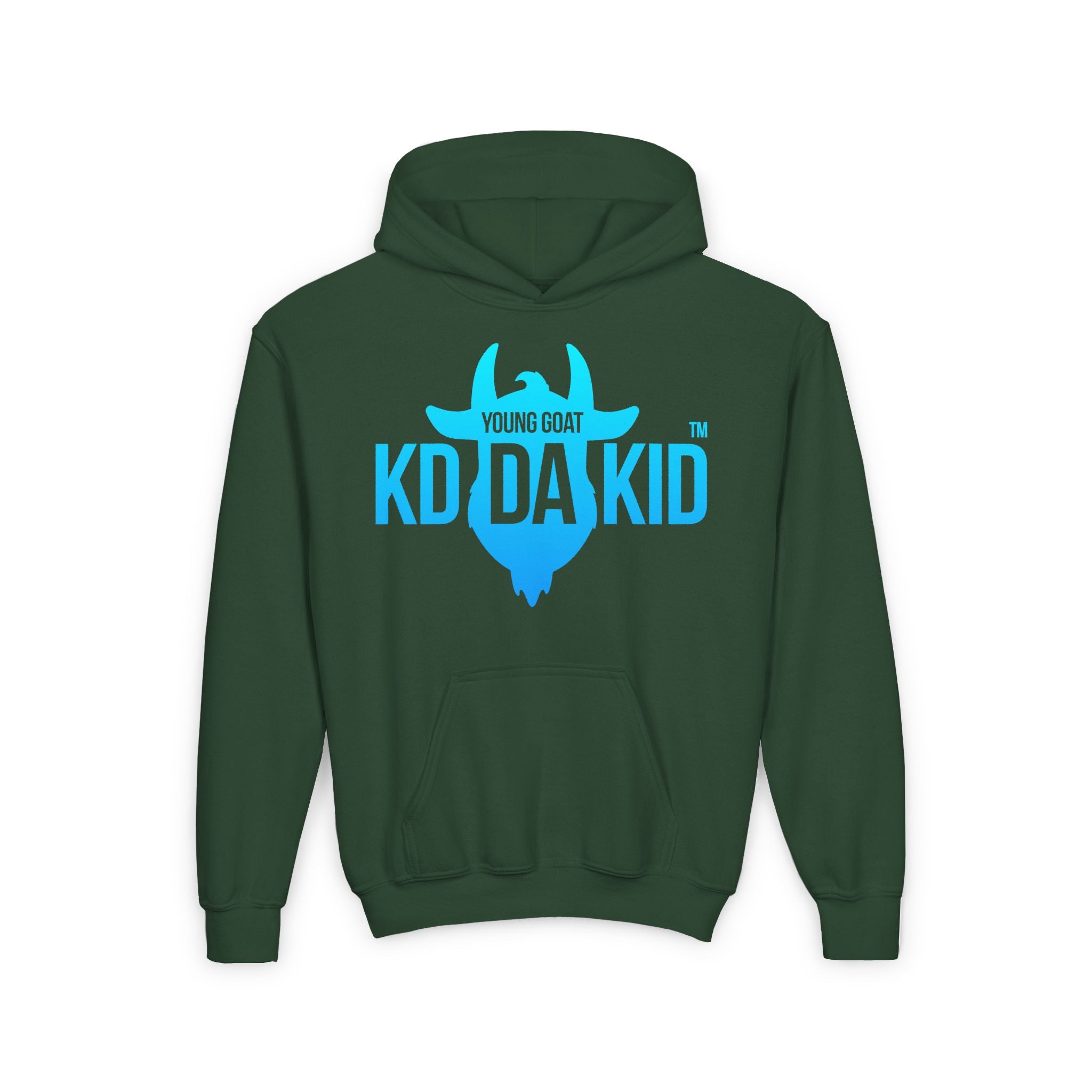 Young Goat Kid Hoodie - Youth Heavy Blend Sweatshirt for Trendy Kids