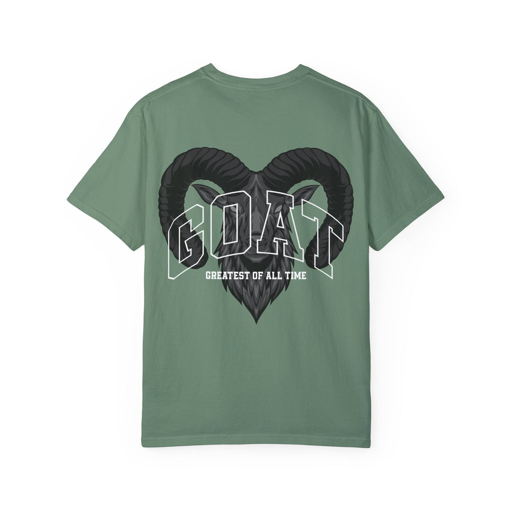 Unisex Garment-Dyed T-Shirt - GOAT Design, Greatest of All Time