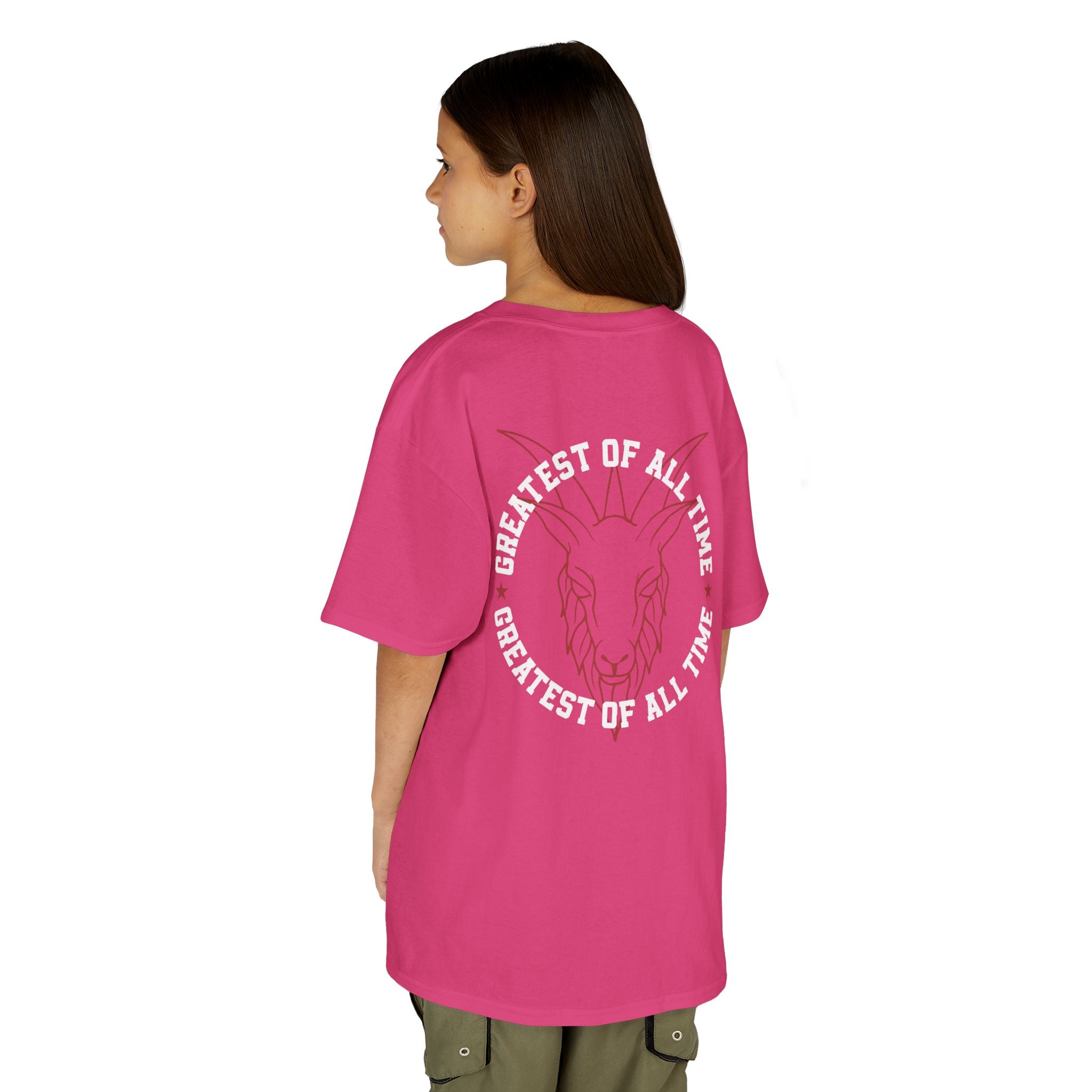 Kids Heavy Cotton™ Tee - Greatest of All Time Graphic Tee