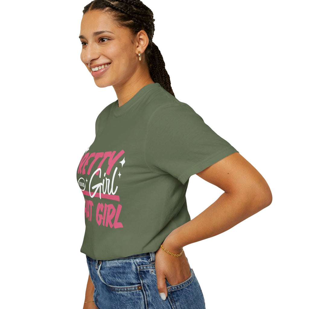 Pretty Girl That Girl T-Shirt – Retro Pink & Orange Graphic Tee