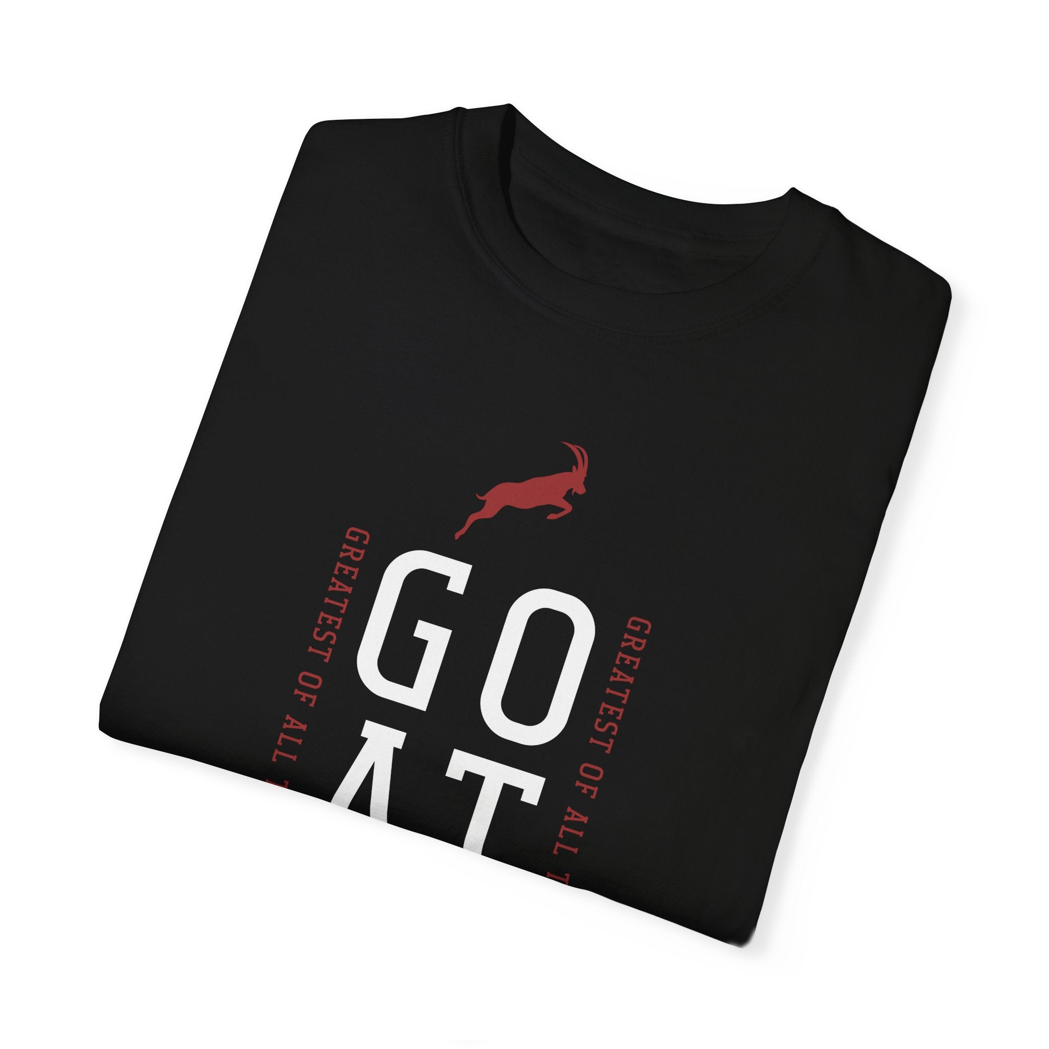 GOAT Unisex Garment-Dyed T-shirt - Greatest of All Time Casual Tee