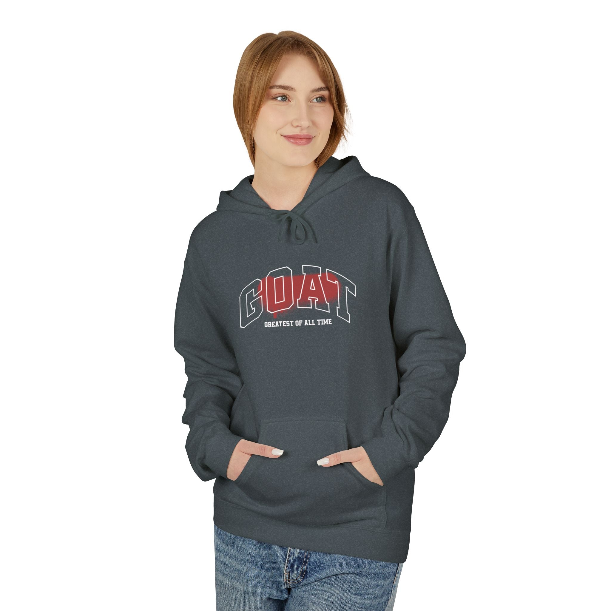 GOAT Hoodie - Red Spray Paint