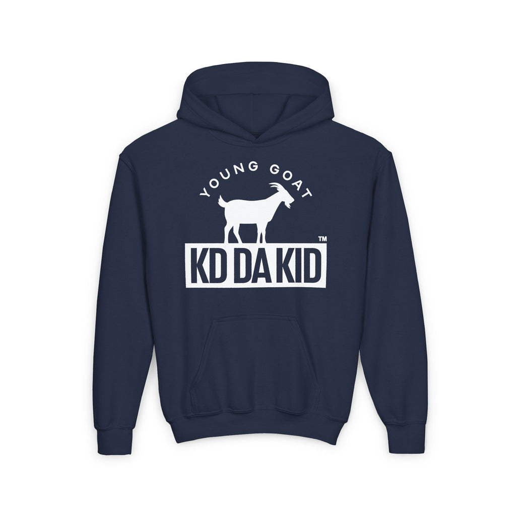 Youth Heavy Blend Hoodie - 'Young Goat' KD Da Kid Design - Perfect for Fans and Gift Giving