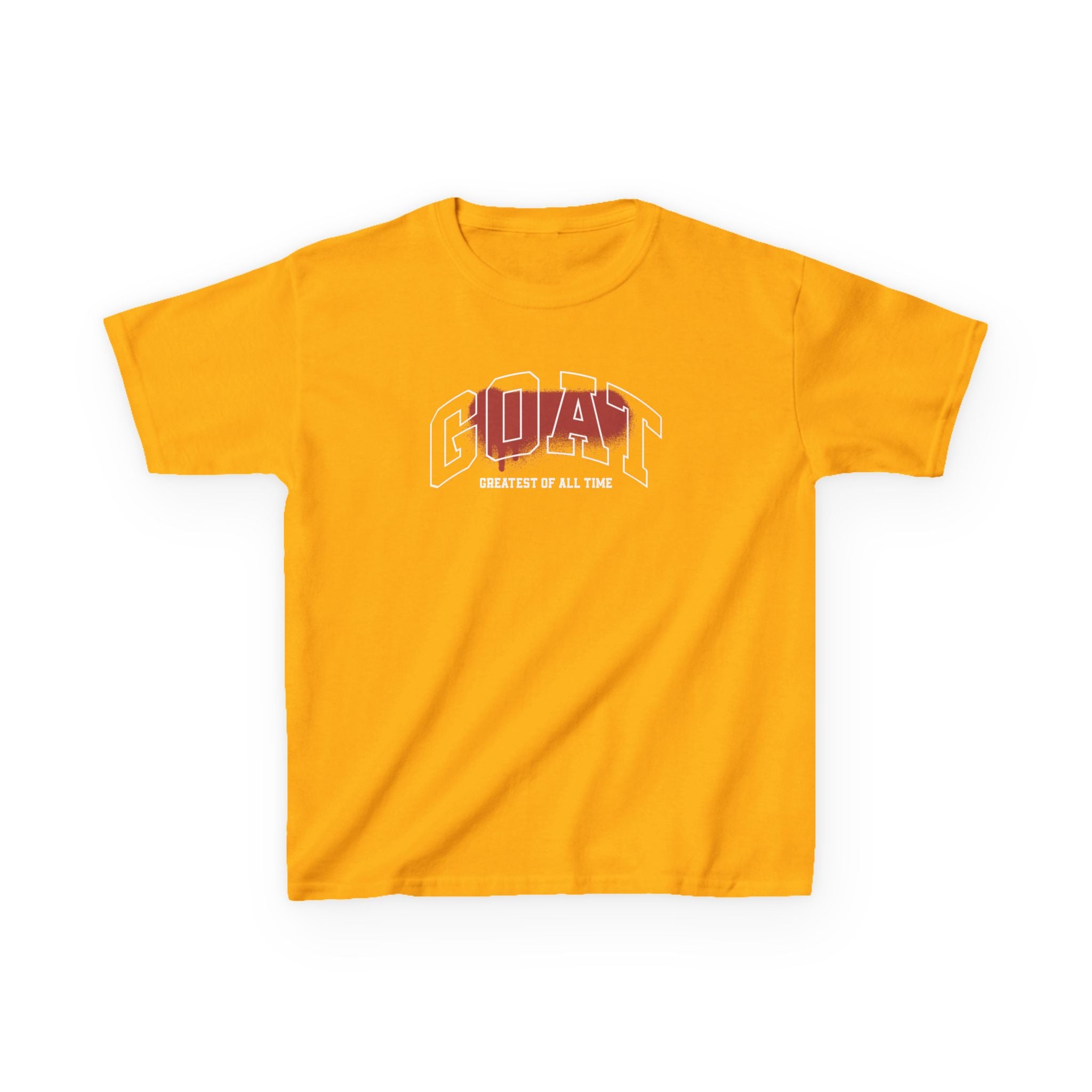 Kids GOAT Graphic Tee - Greatest of All Time Shirt for Young Trendsetters
