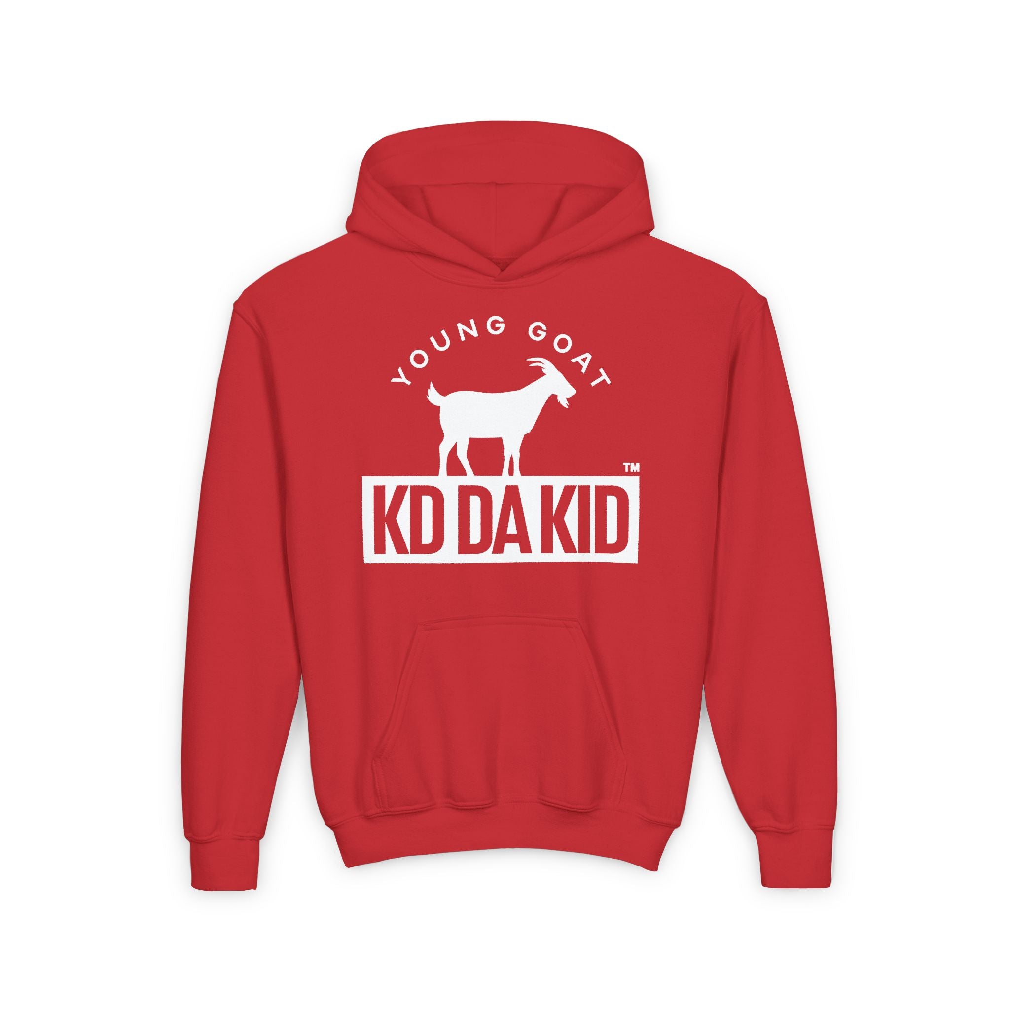 Youth Heavy Blend Hoodie - 'Young Goat' KD Da Kid Design - Perfect for Fans and Gift Giving
