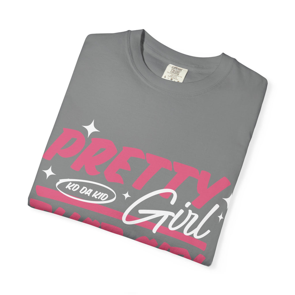 Pretty Girl That Girl T-Shirt – Retro Pink & Orange Graphic Tee