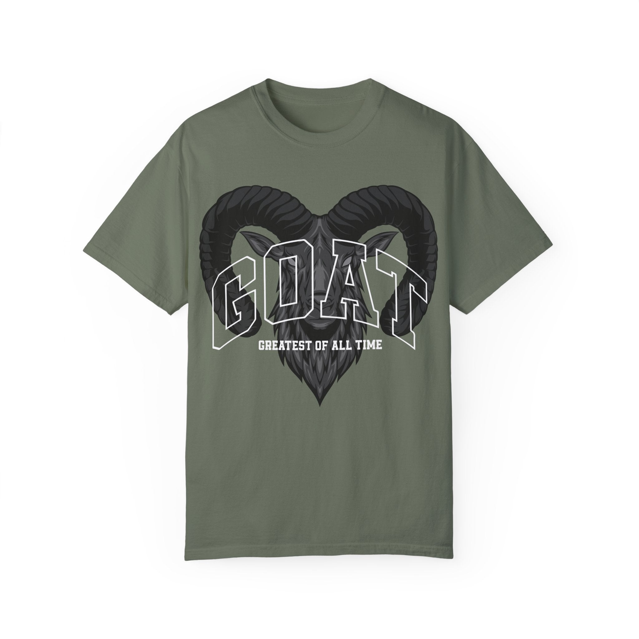 Unisex Garment-Dyed T-Shirt - GOAT Design, Greatest of All Time