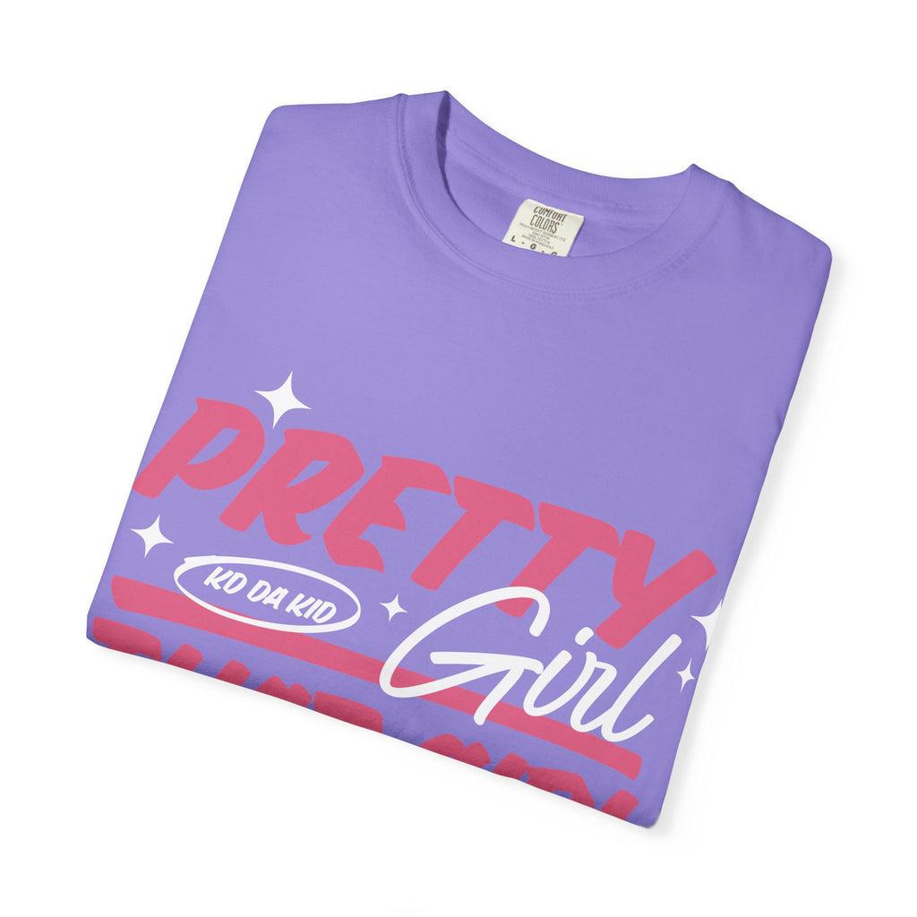 Pretty Girl That Girl T-Shirt – Retro Pink & Orange Graphic Tee