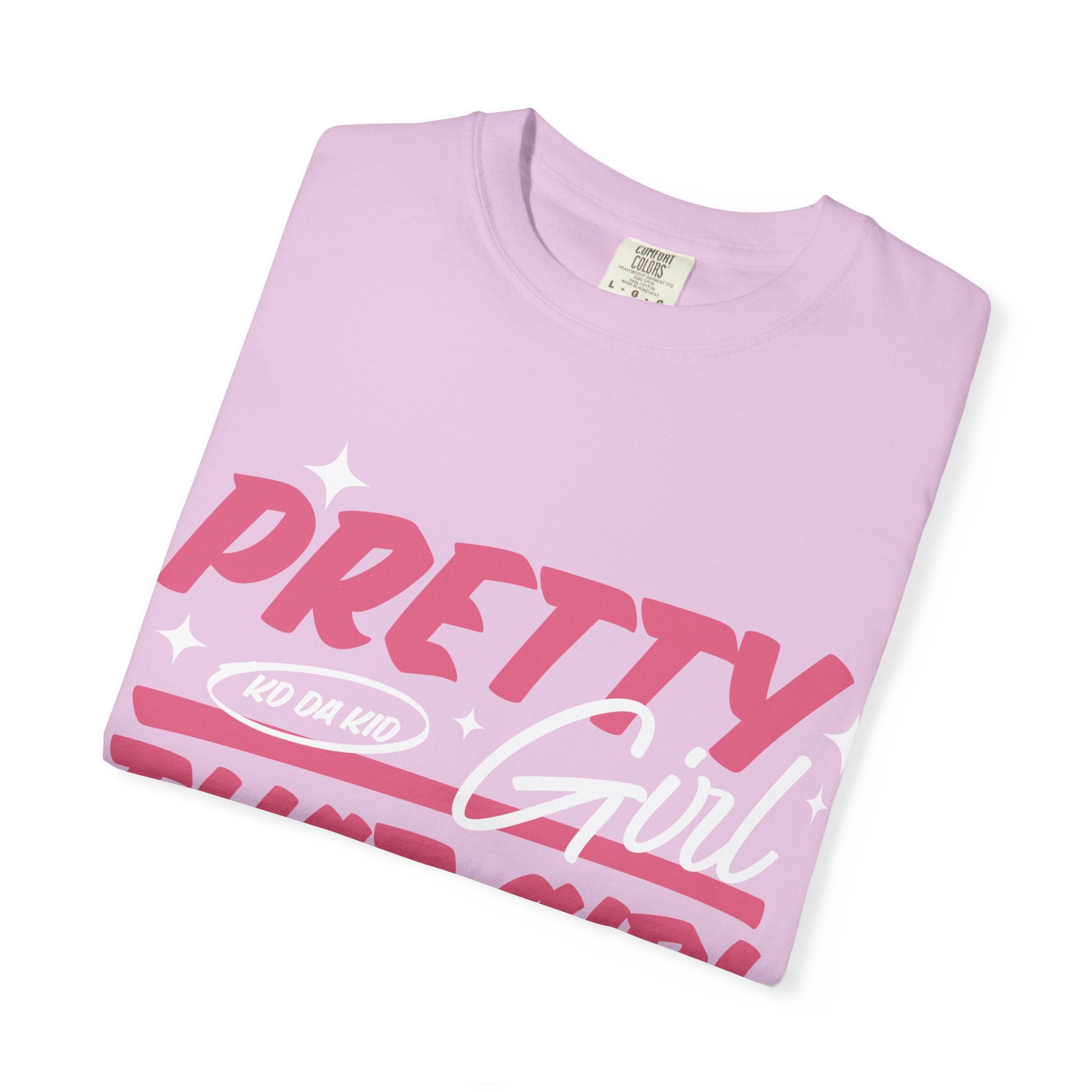 Pretty Girl That Girl T-Shirt – Retro Pink & Orange Graphic Tee