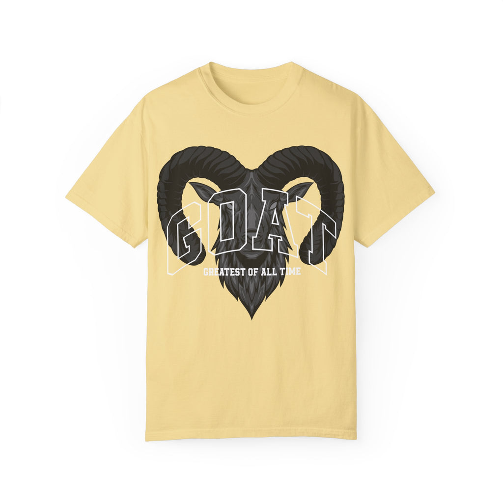 Unisex Garment-Dyed T-Shirt - GOAT Design, Greatest of All Time
