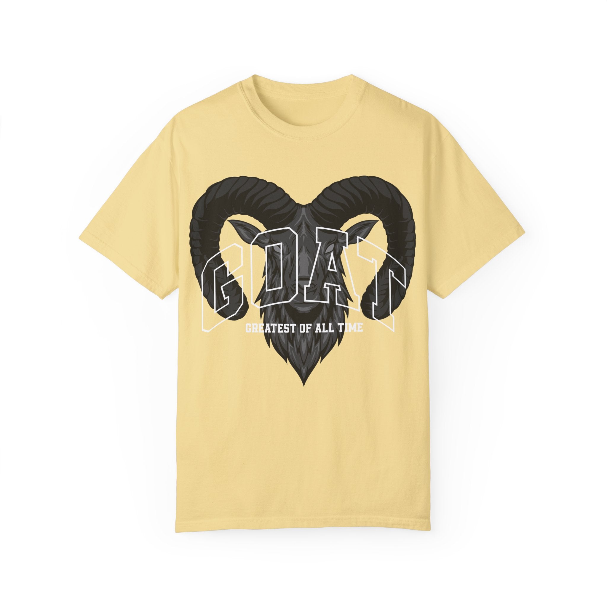Unisex Garment-Dyed T-Shirt - GOAT Design, Greatest of All Time