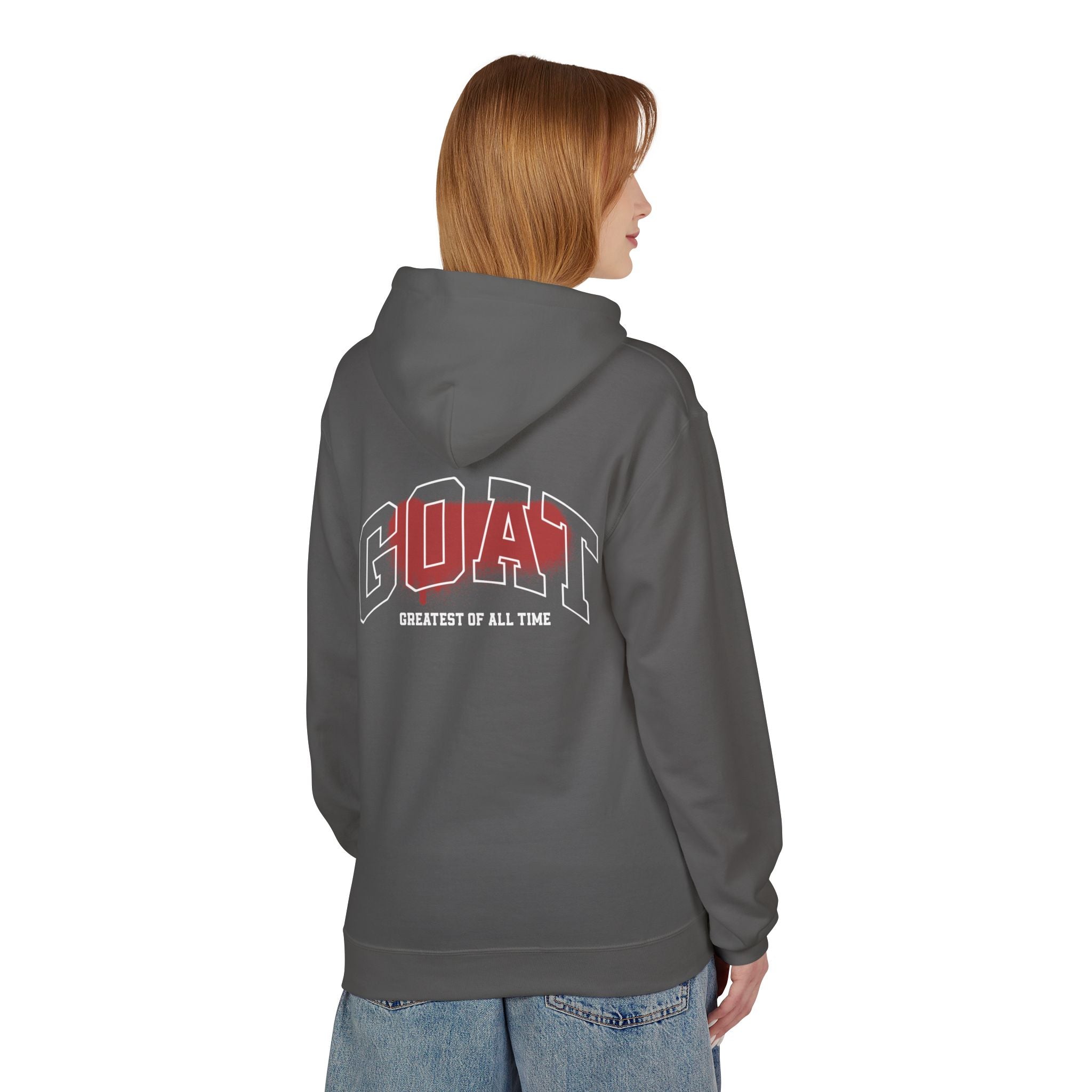 GOAT Hoodie - Red Spray Paint