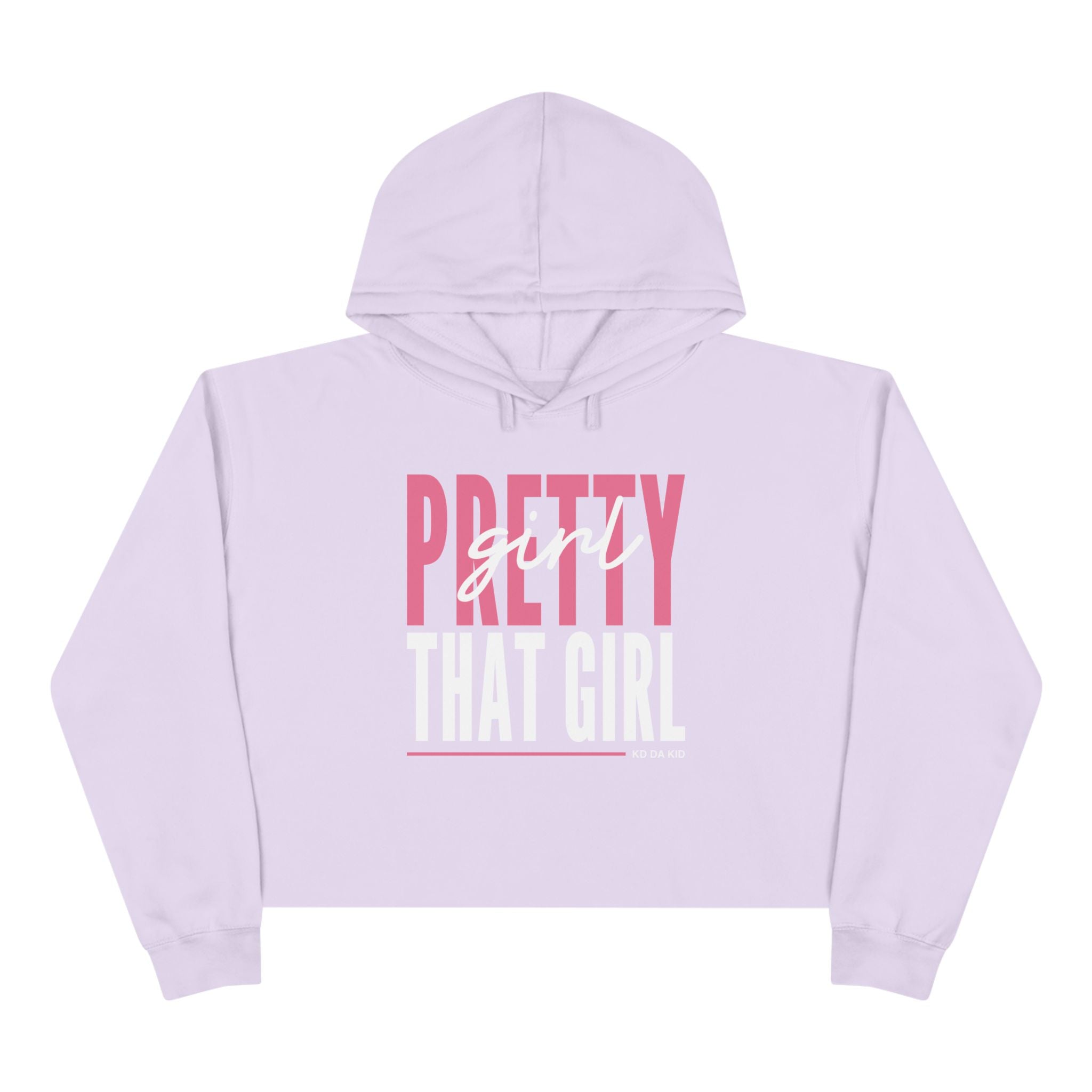 That Girl Crop Hoodie – "Pretty Girl" Graphic Cropped Pullover