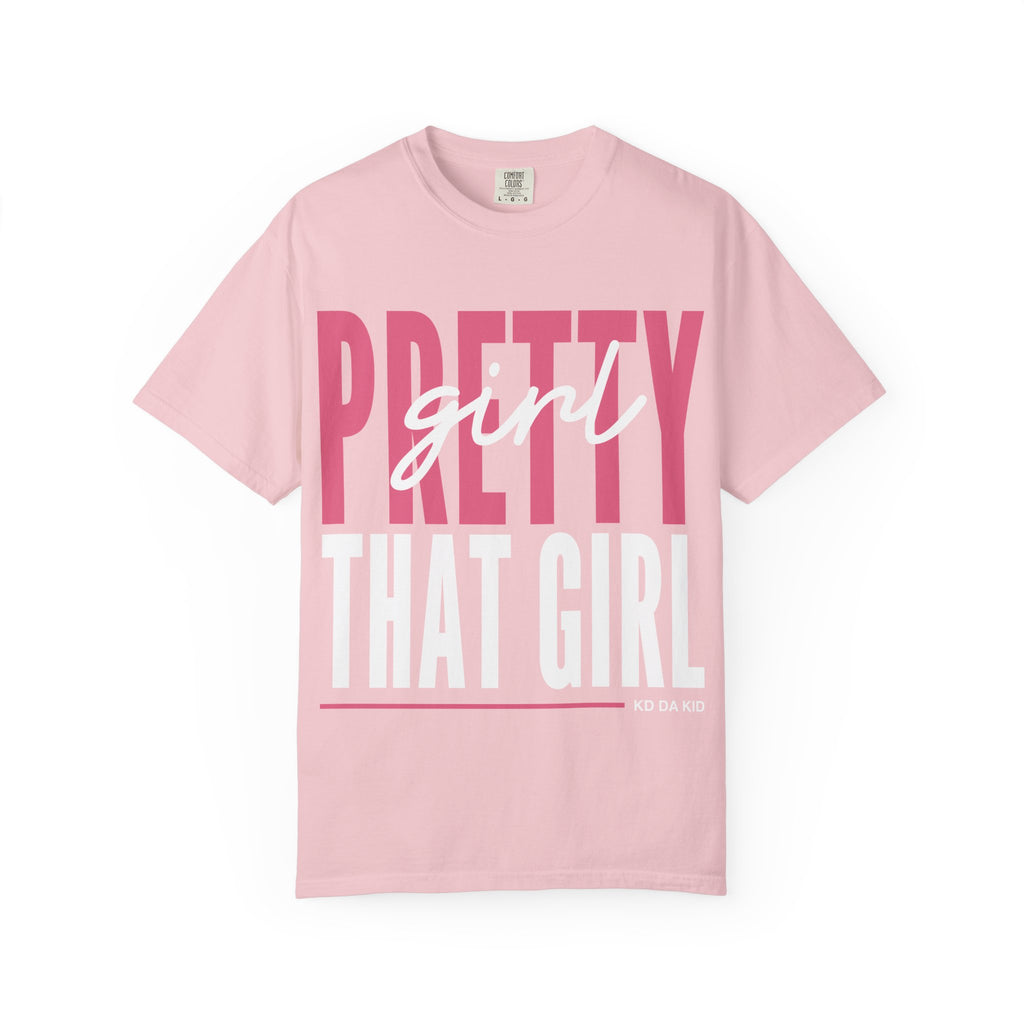Adult That Girl Graphic T-Shirt — "Pretty Girl That Girl" Coral Tee