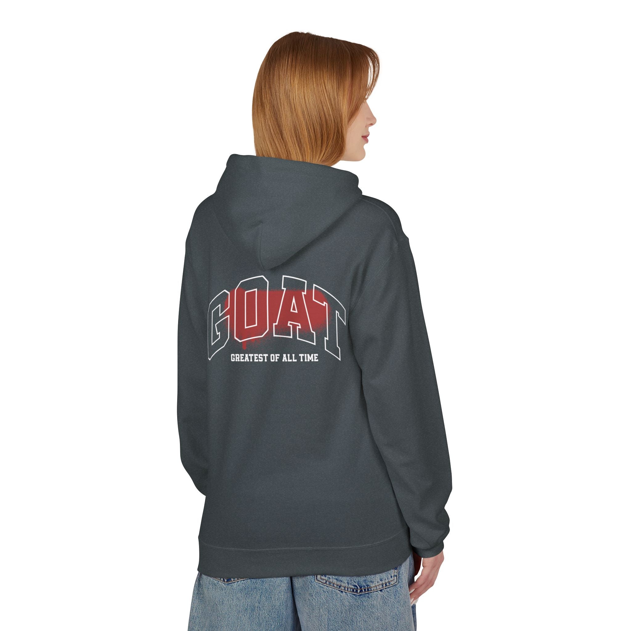 GOAT Hoodie - Red Spray Paint