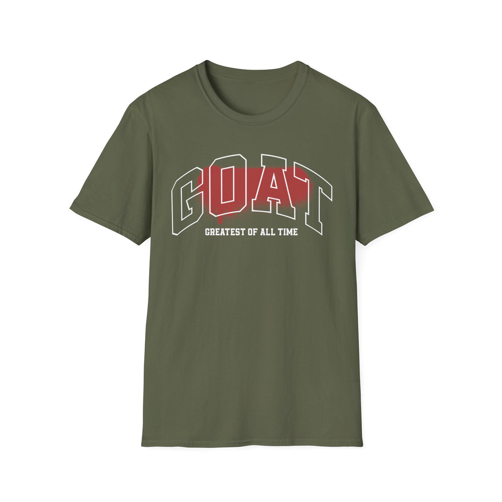 GOAT Graphic Unisex Softstyle T-Shirt - Greatest of All Time Tee
